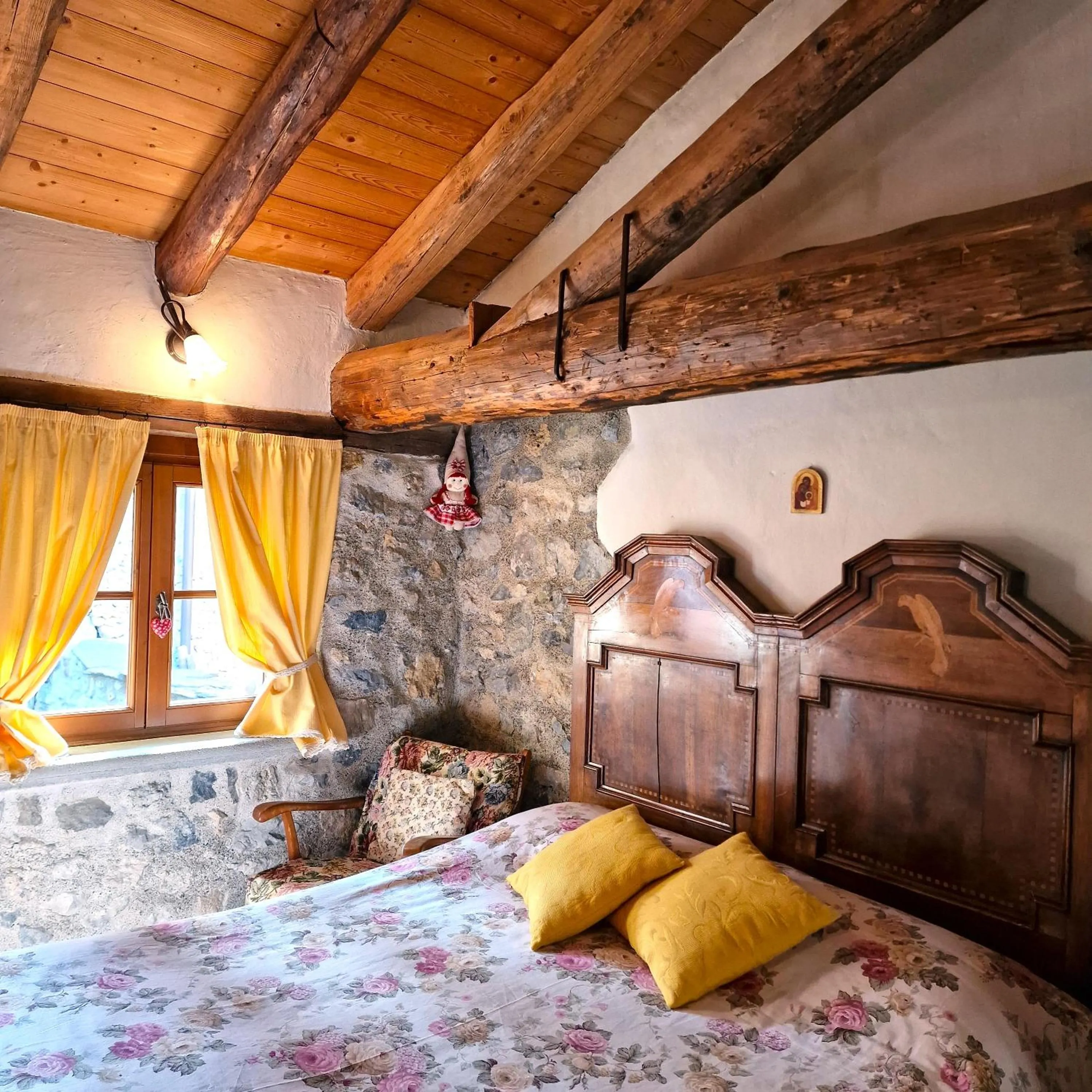 Bed in B&B Santa Brigida