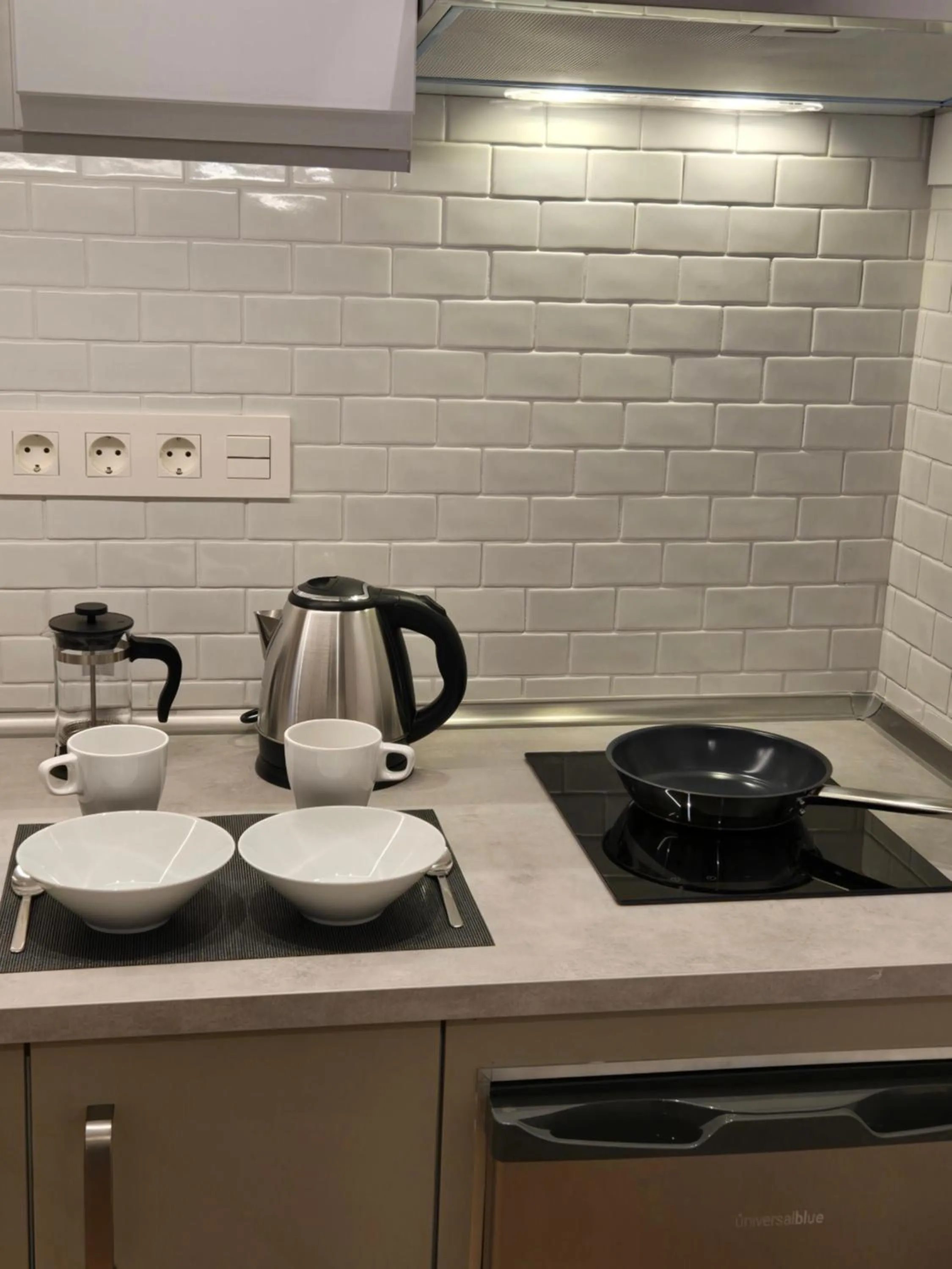 Kitchen or kitchenette in Hostal A Nuestra Senora de La Paloma