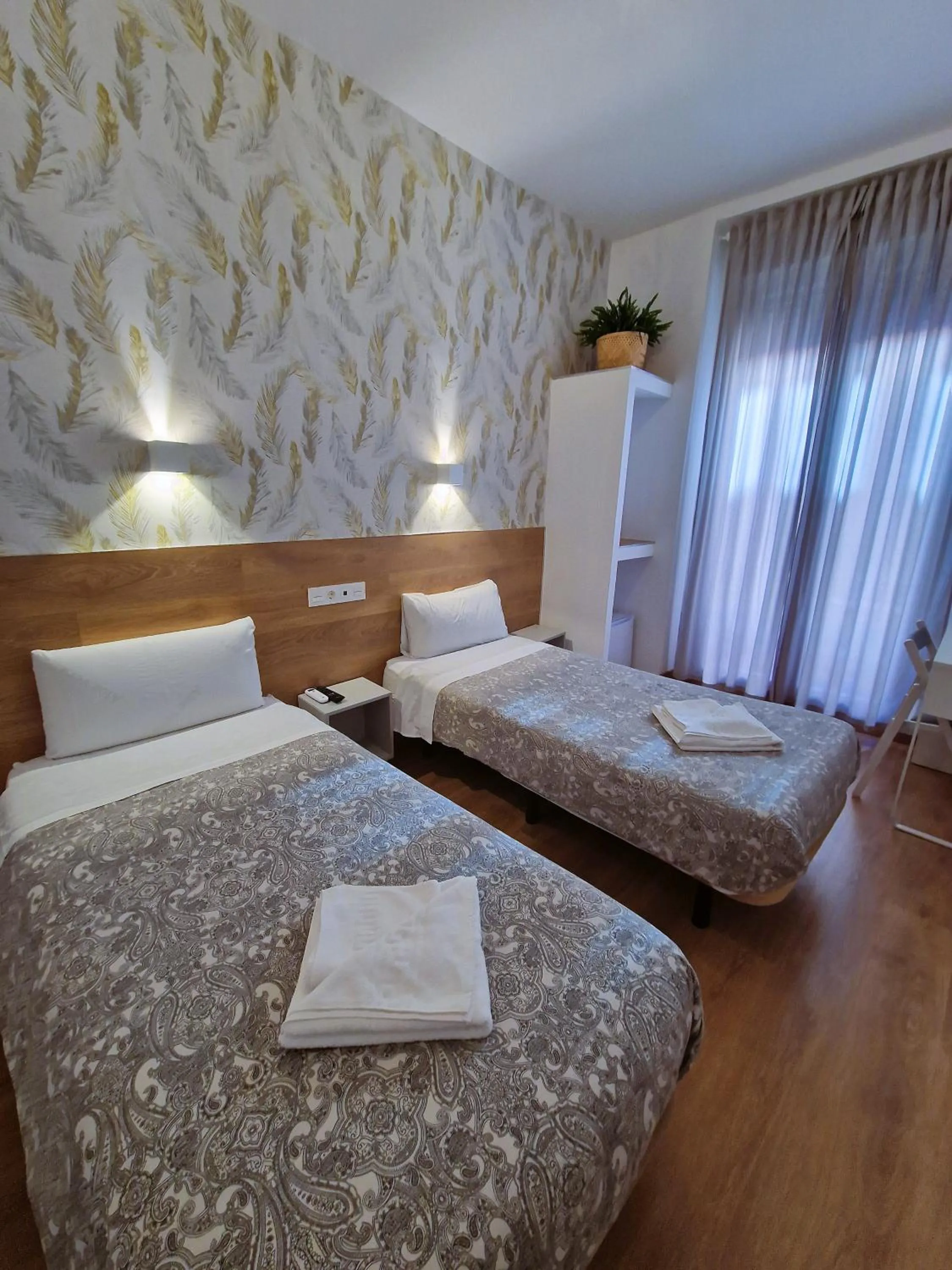 Bed in Hostal A Nuestra Senora de La Paloma