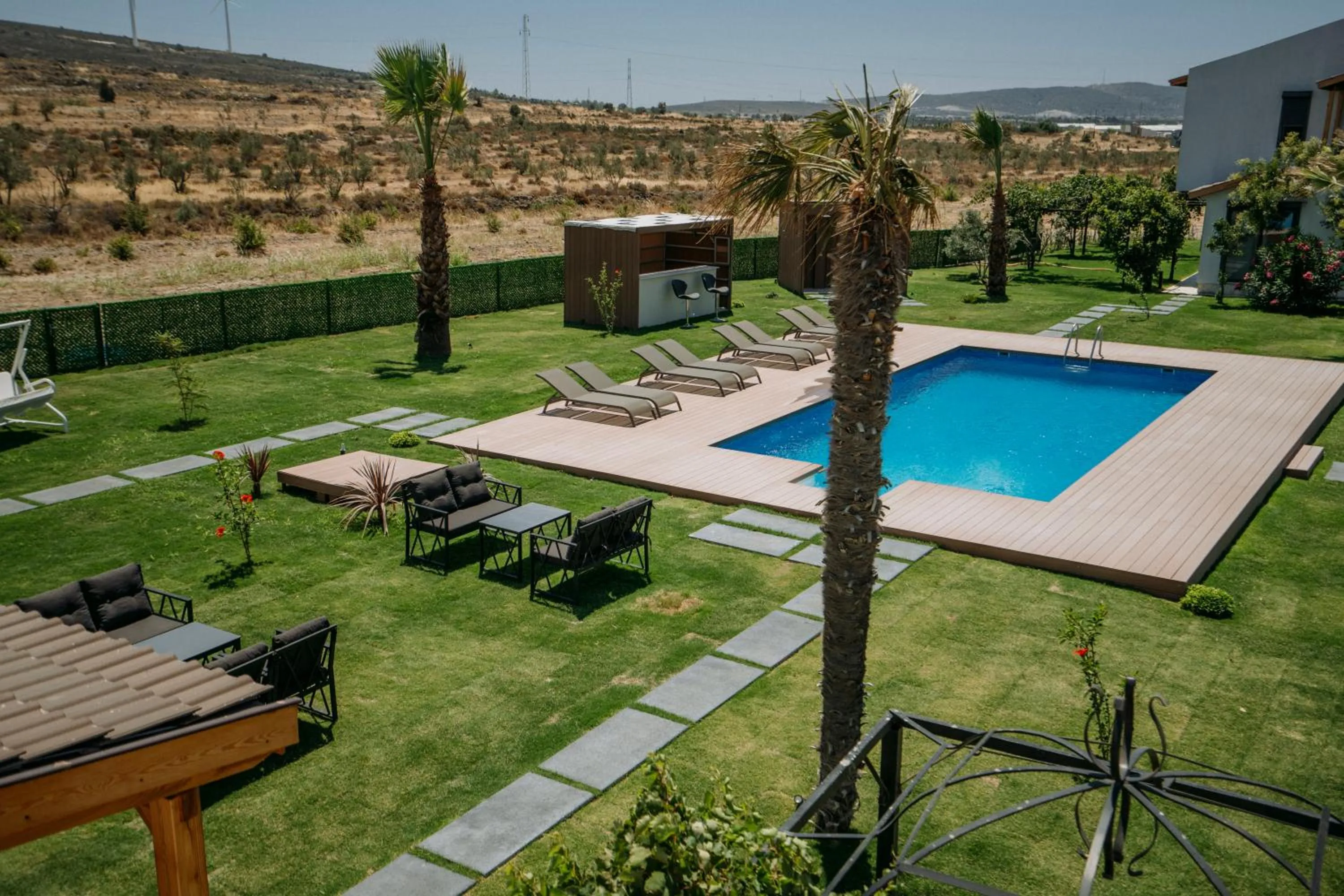 Garden in Ali Baba Ciftligi Alacati