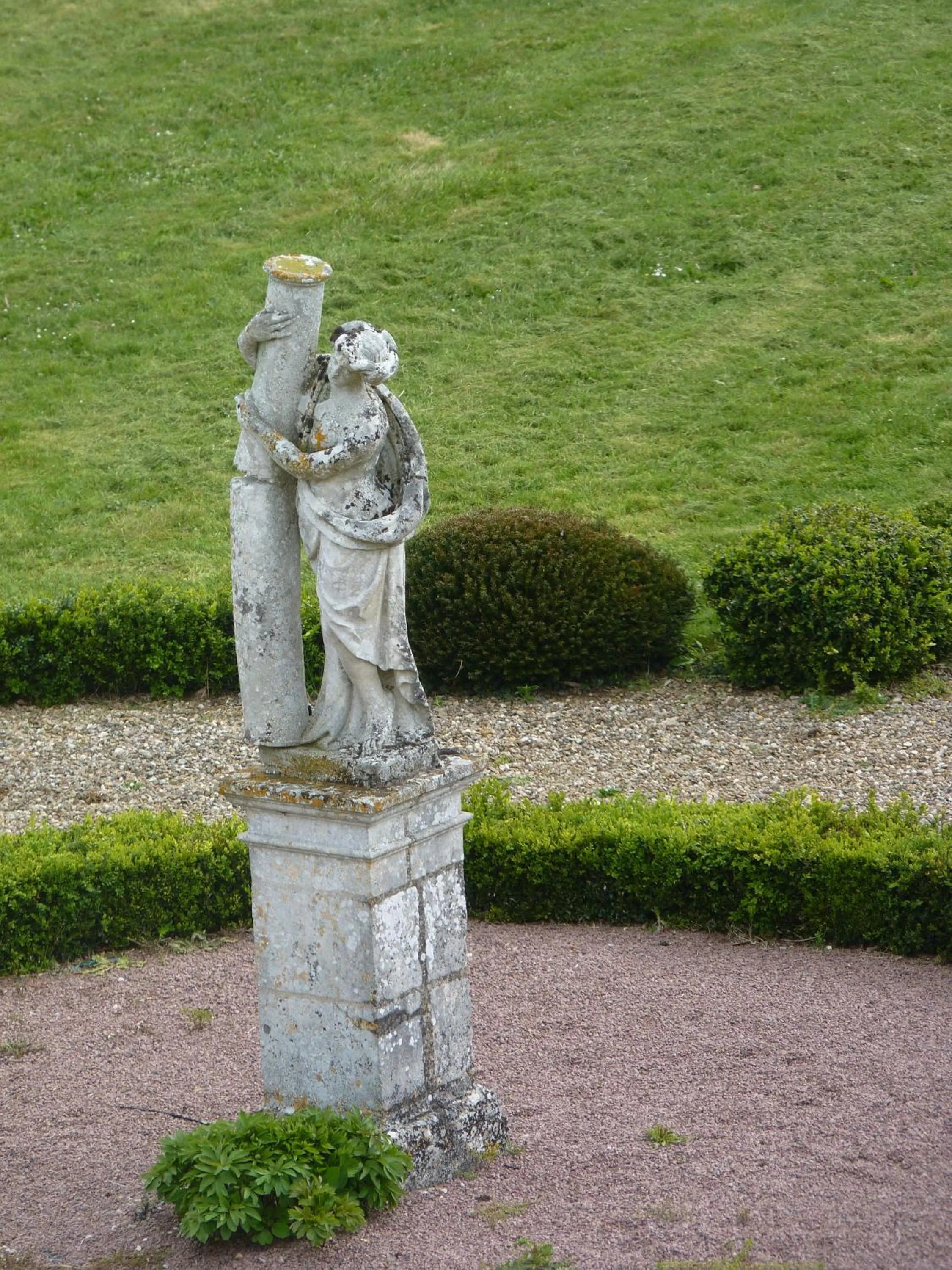 Garden view in LOGIS du Château du Bois Doucet