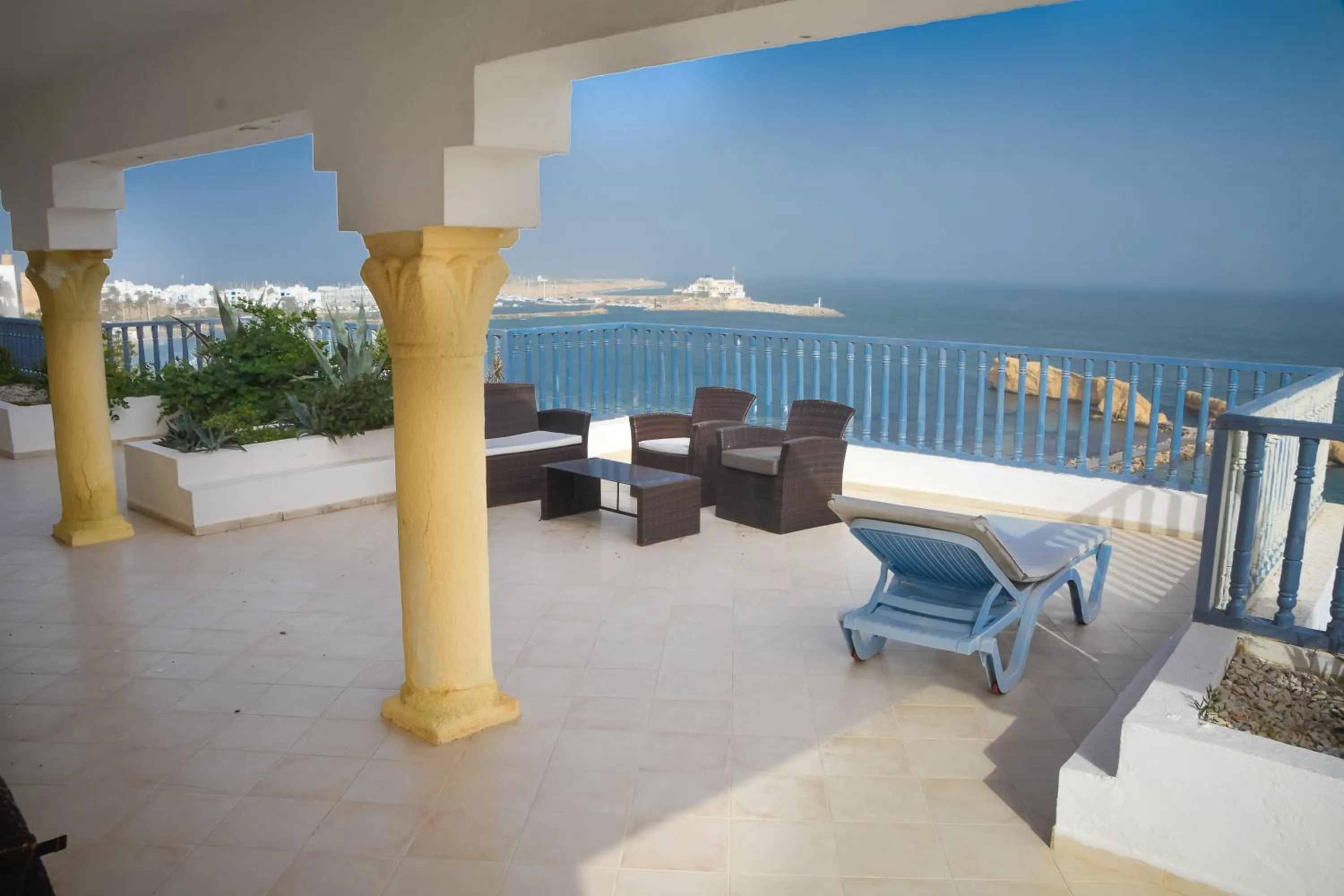 Patio in Hotel El Habib Monastir