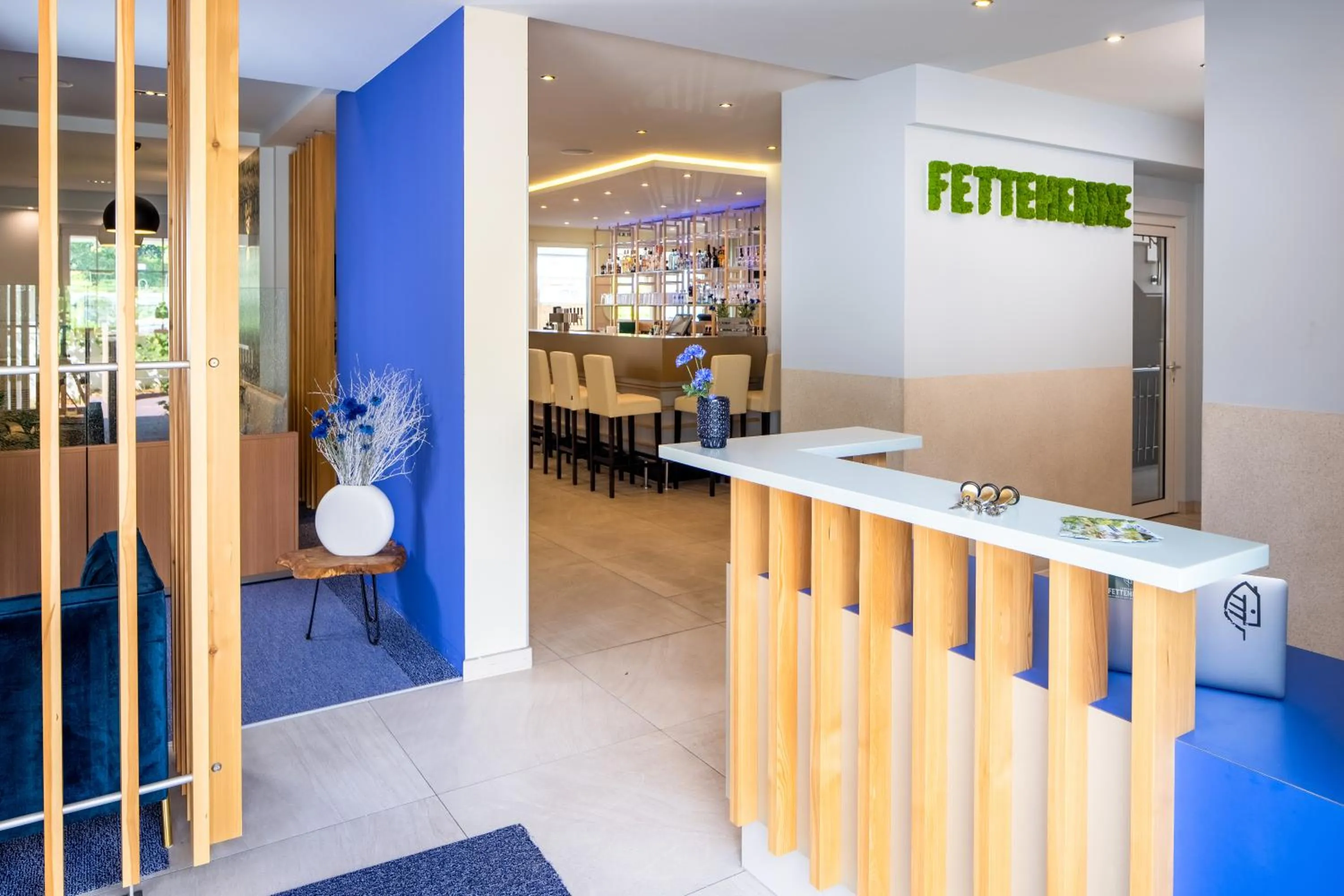 Lobby or reception in Kristallhotel Fettehenne