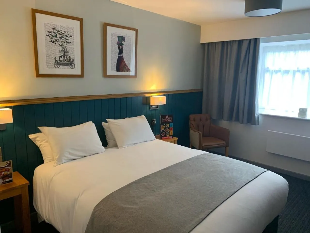 Bed in The Bay Horse Hotel