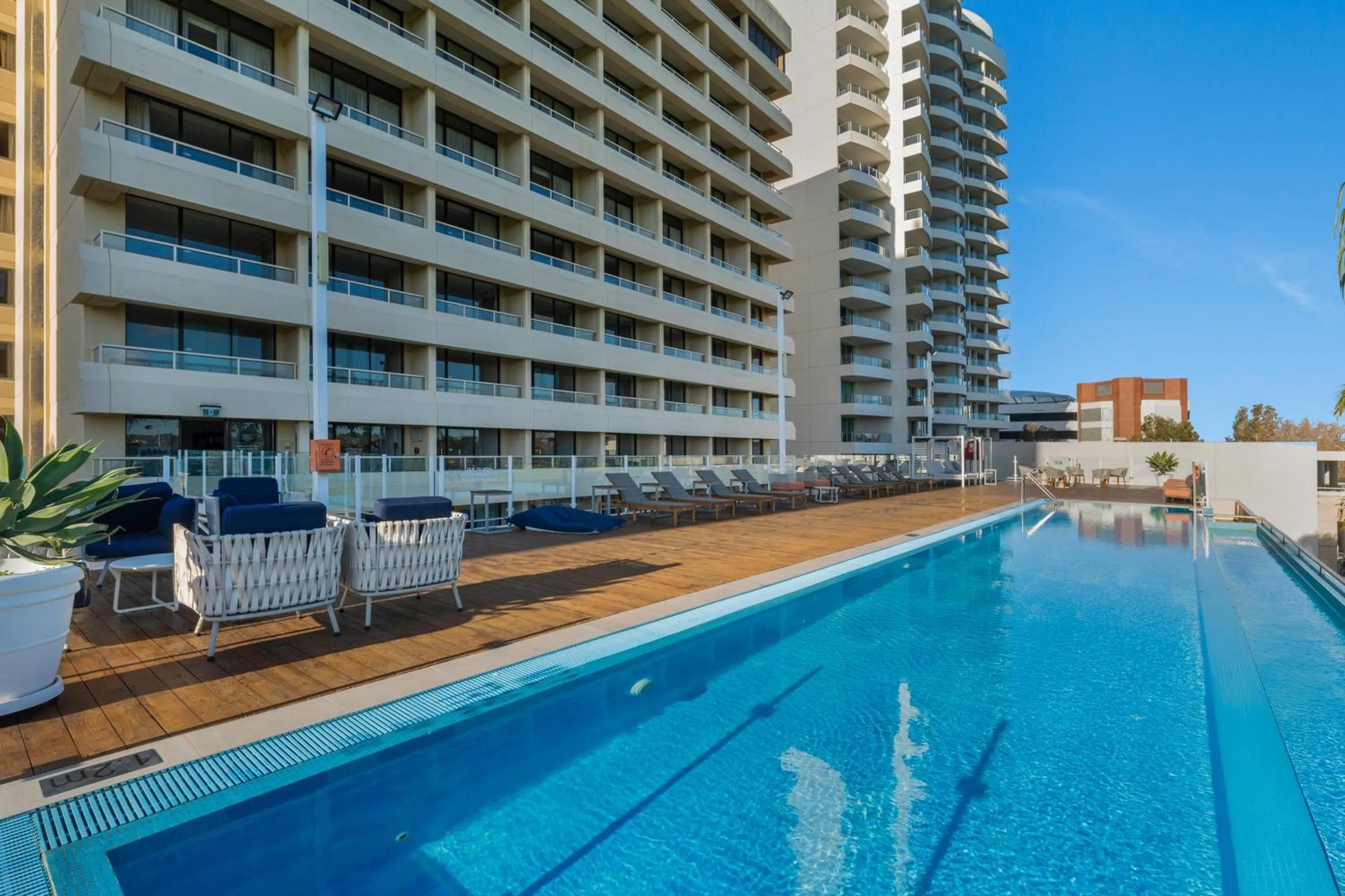Swimming pool in Crowne Plaza Perth by IHG