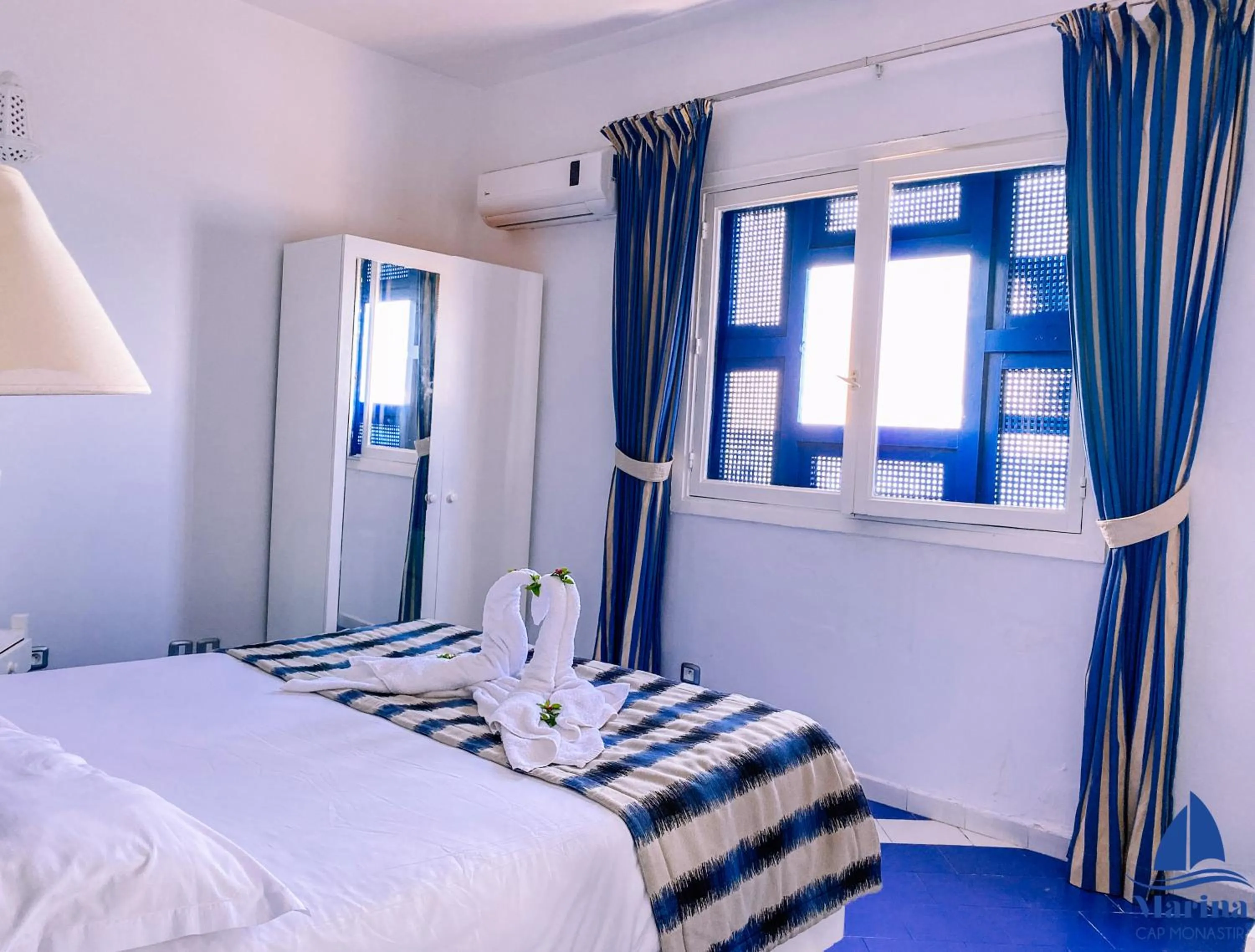 Photo of the whole room, Bed in Marina Cap Monastir- Appart'Hôtel