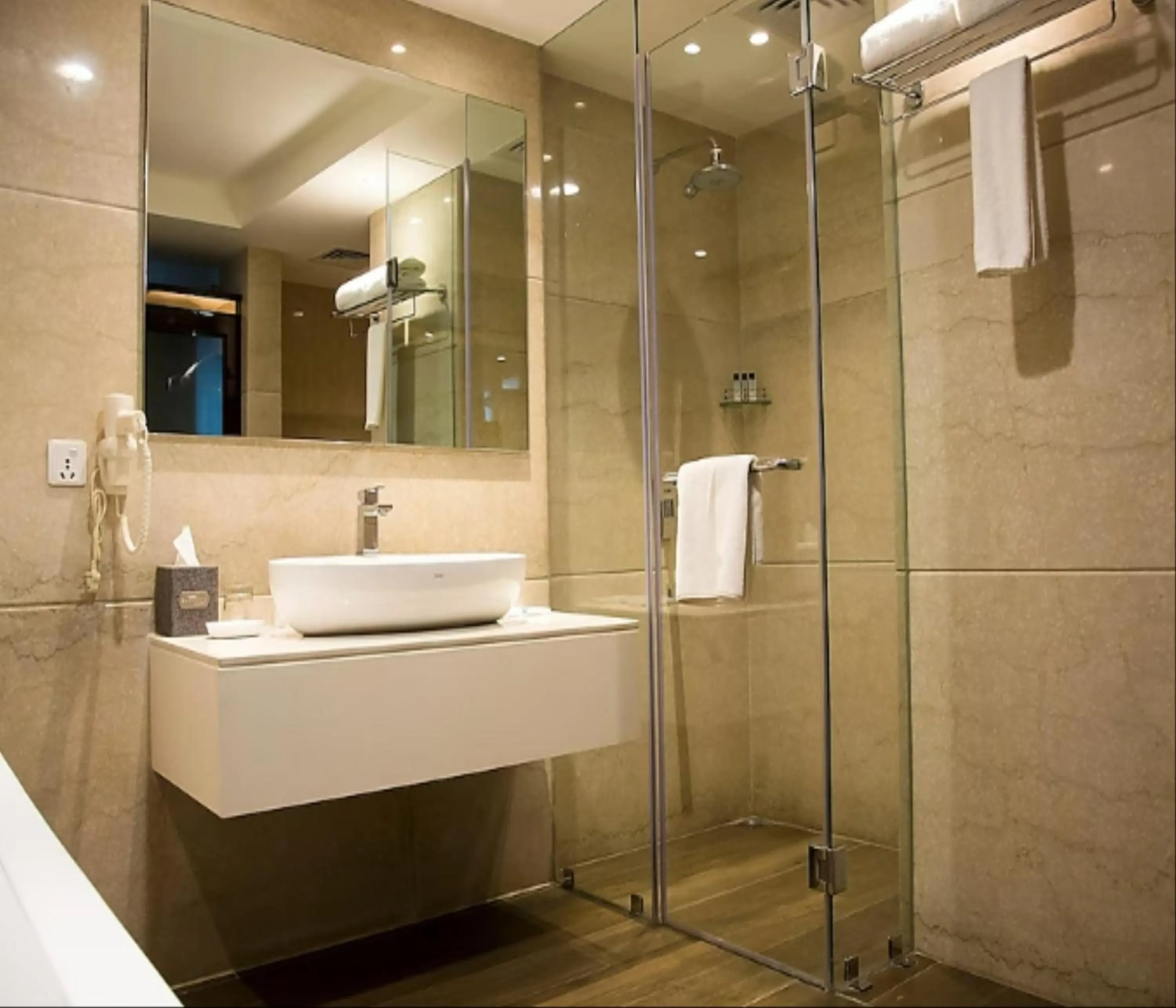 Bathroom in Barsana Boutique Hotel - Pure vegetarian