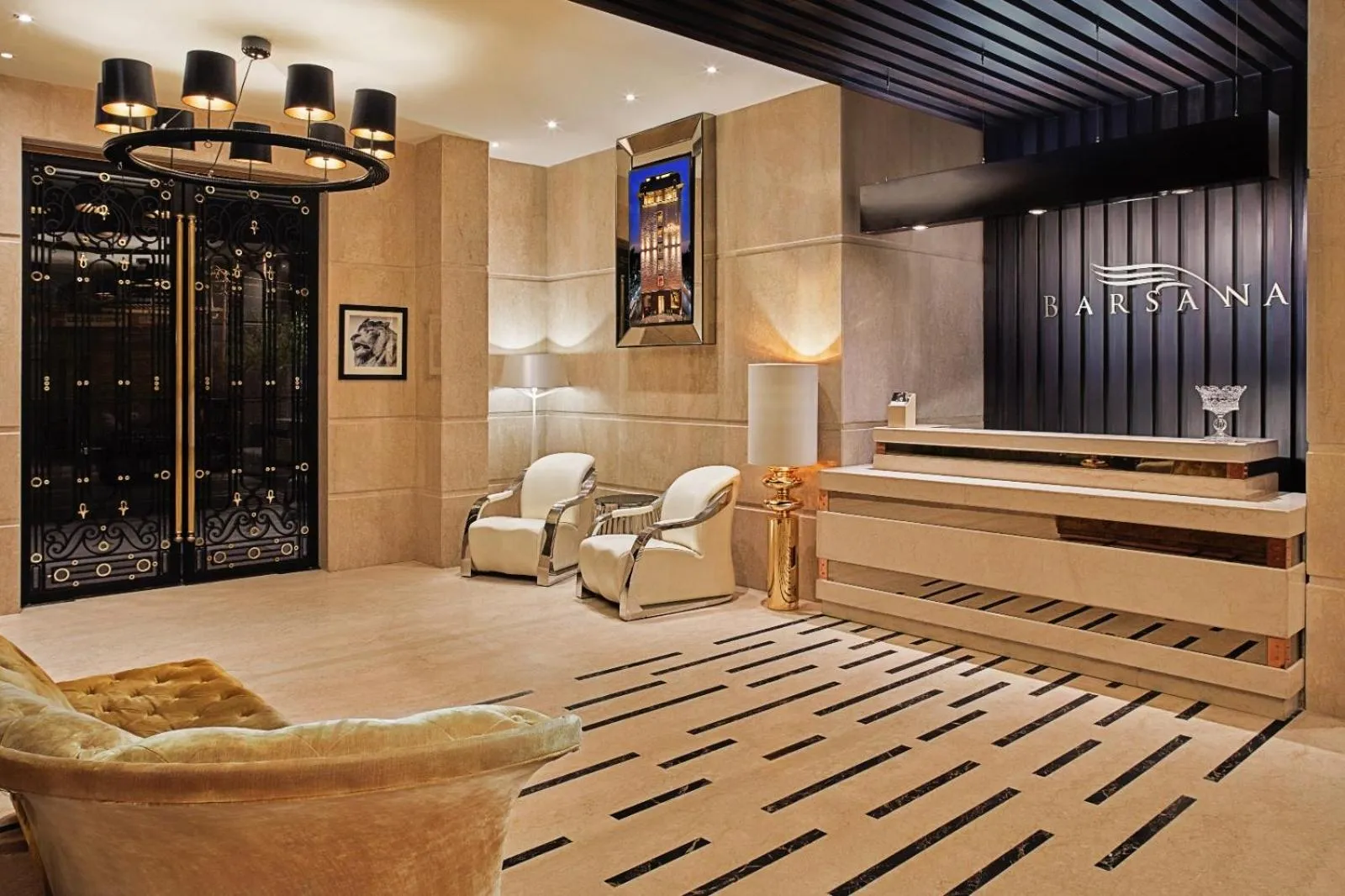 Lobby or reception in Barsana Boutique Hotel - Pure vegetarian