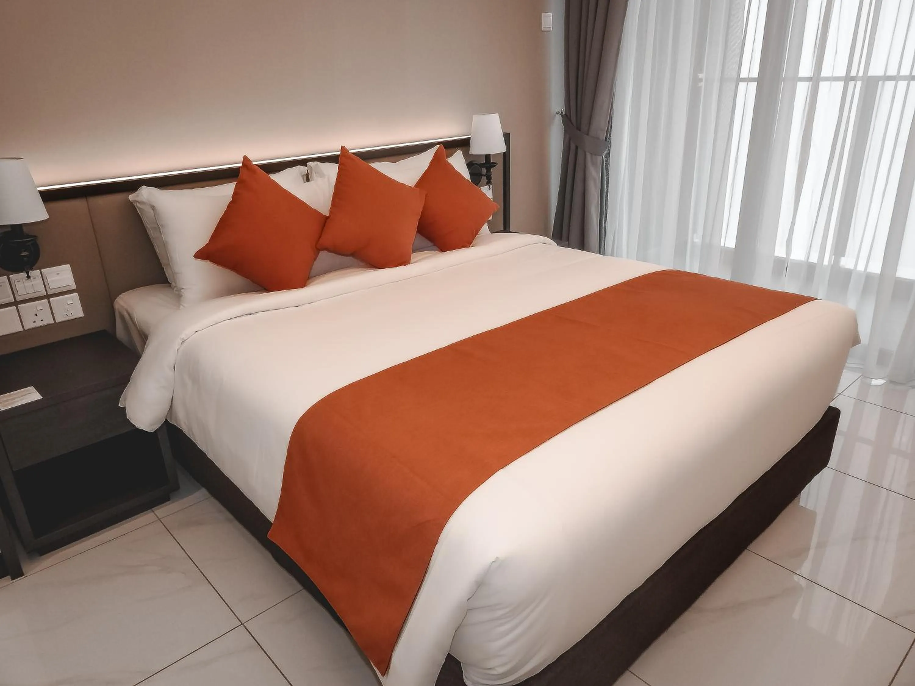 Bed in Grand Ion Delemen Hotel