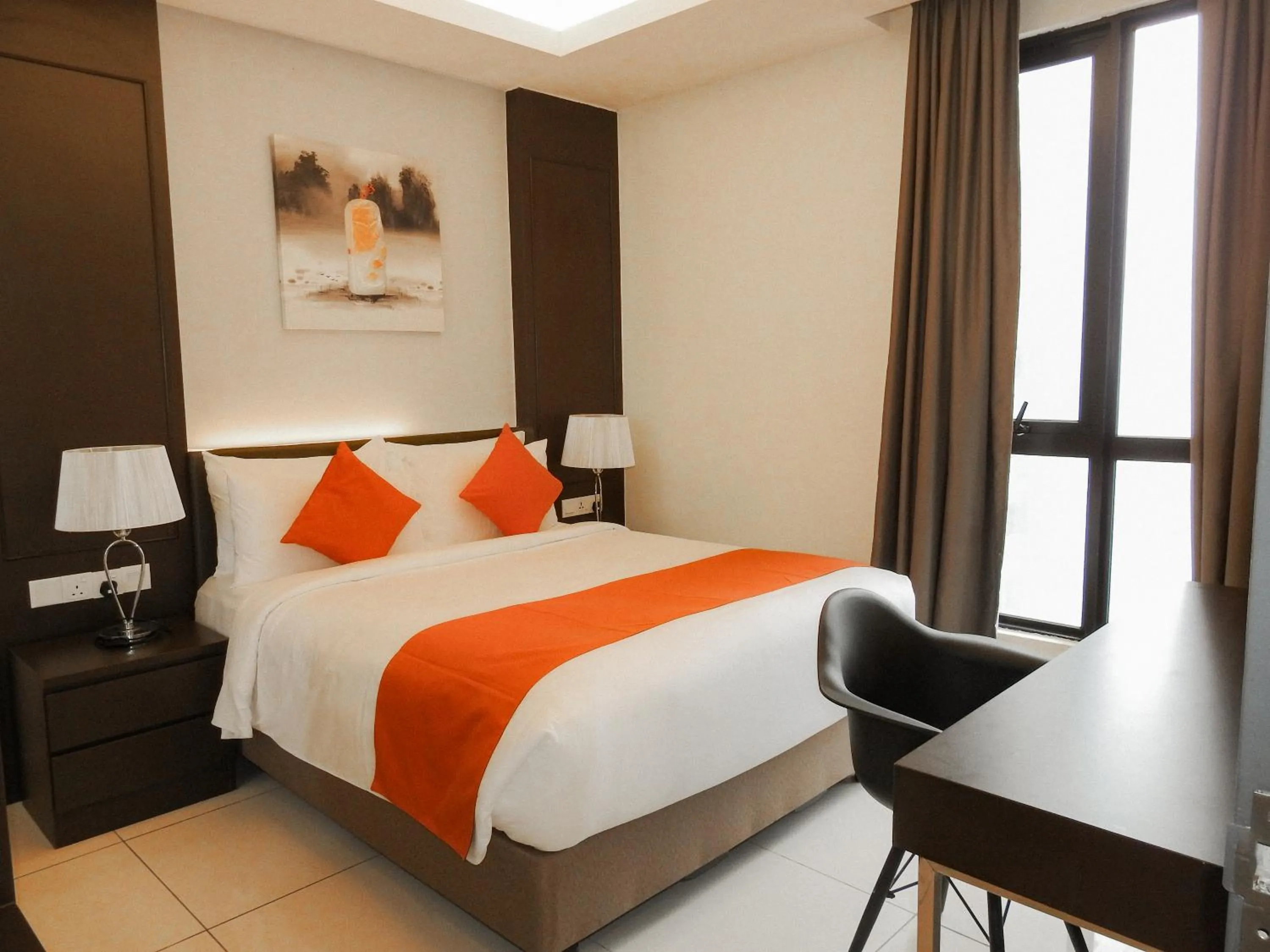 Bed in Grand Ion Delemen Hotel