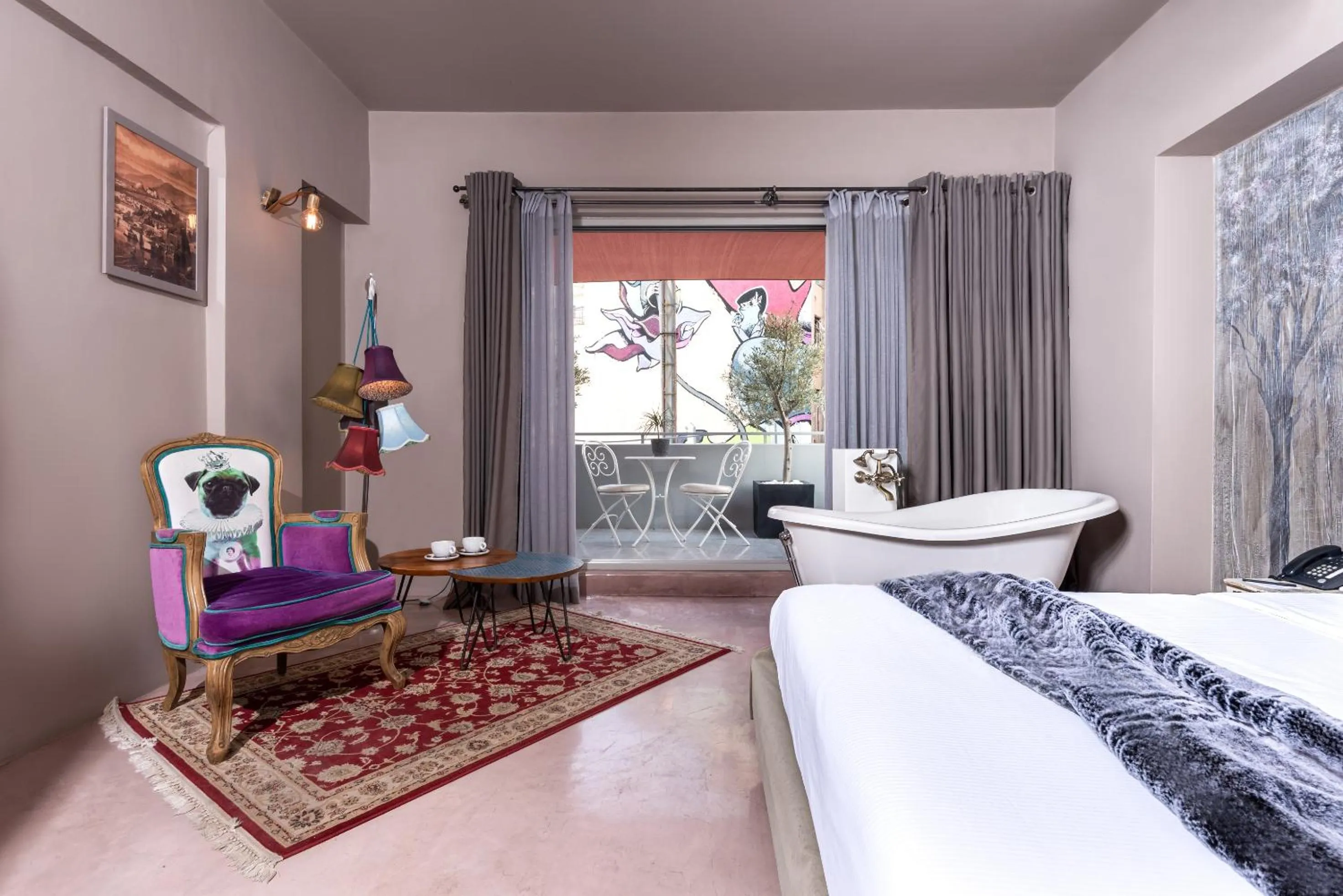 Bedroom, Bed in iFeel Athens