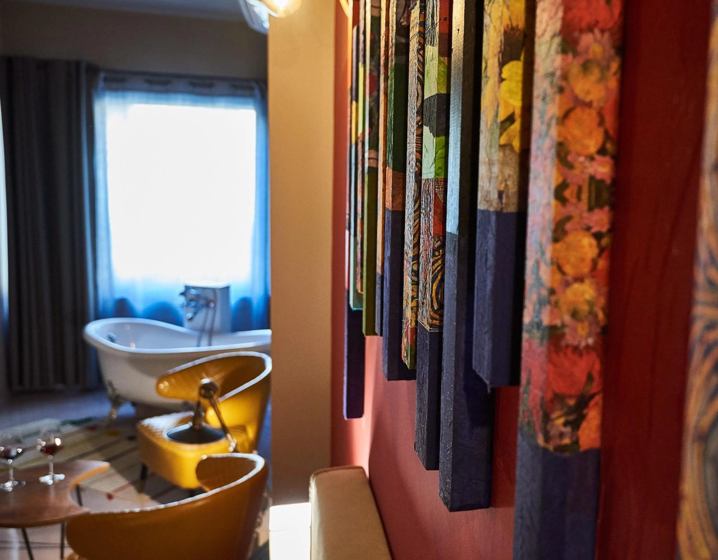 Seating area in iFeel Athens