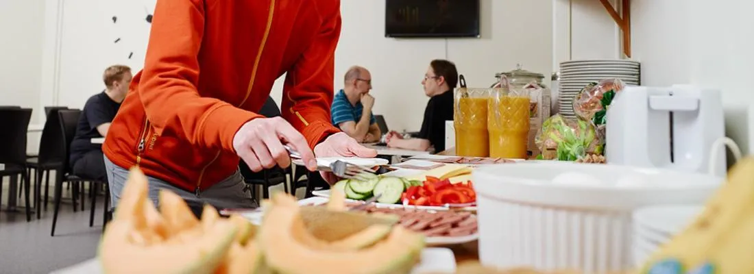 Food and drinks in Hotell Sport & Rest