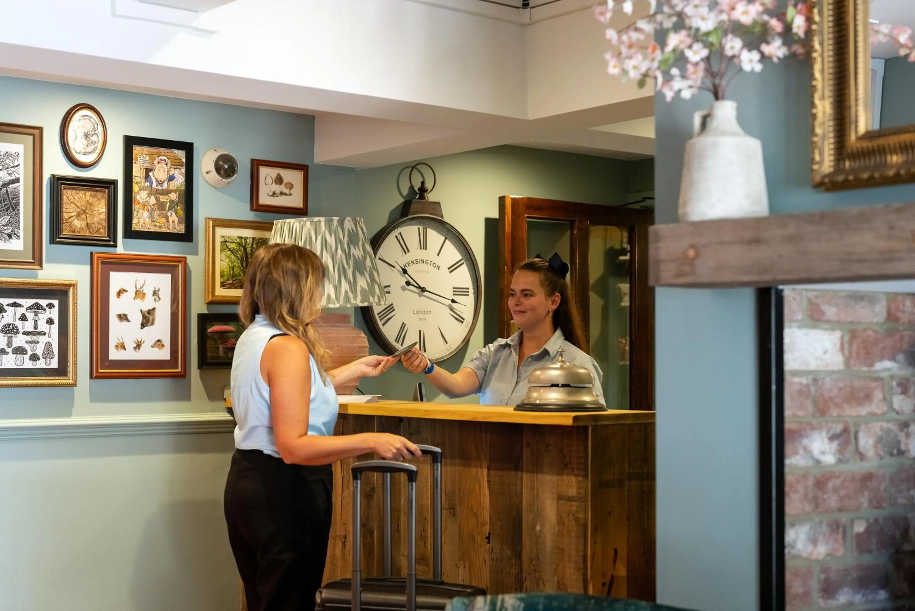 Lobby or reception in The Hampshire Hog