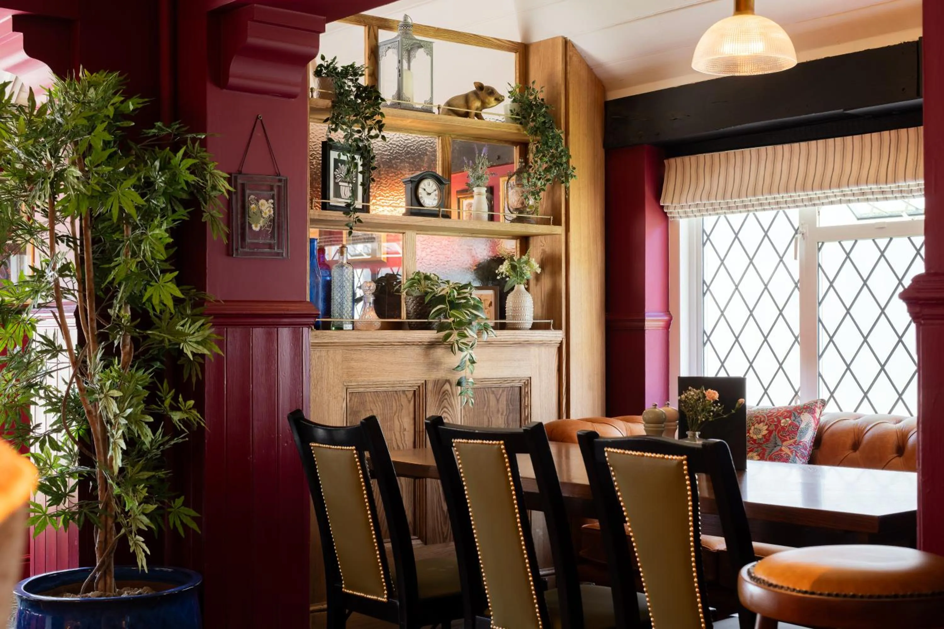 Dining area in The Hampshire Hog