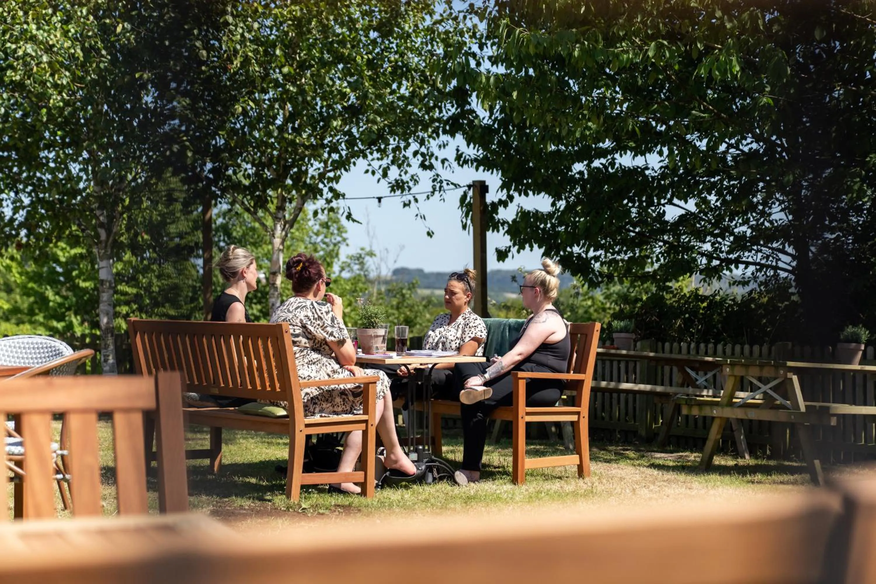Dining area in The Hampshire Hog