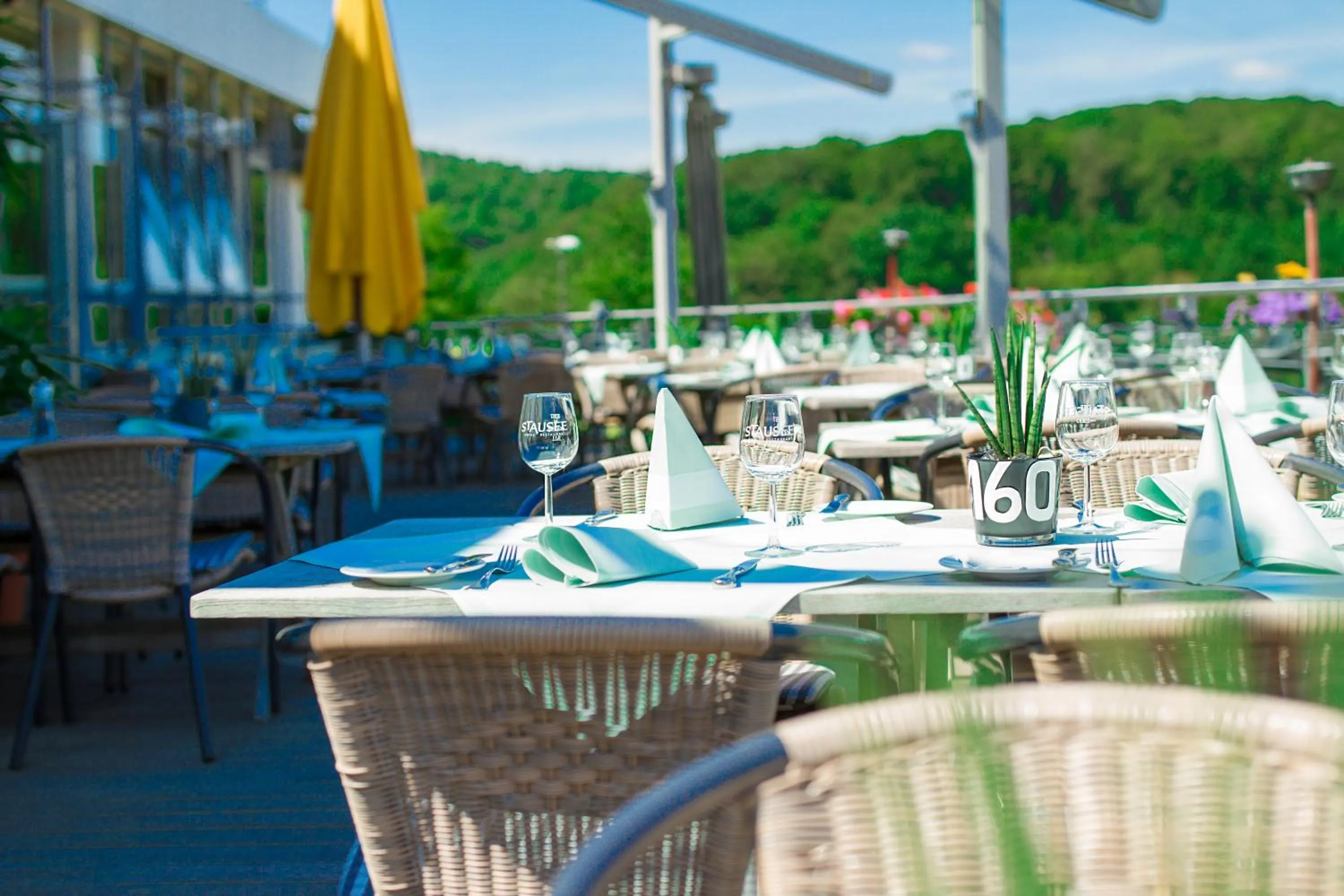 Balcony/Terrace in Stausee-Hotel