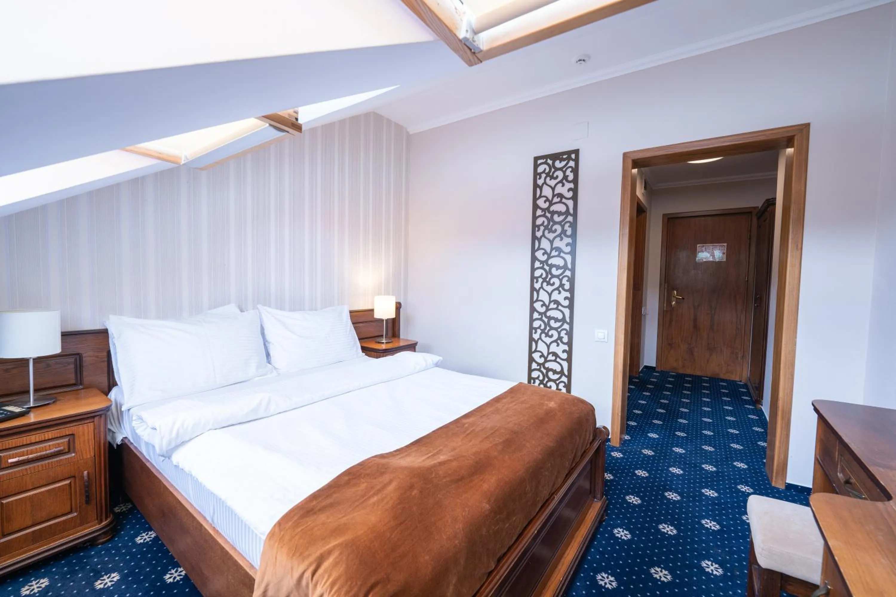 Bed in Hotel Ski&Sky