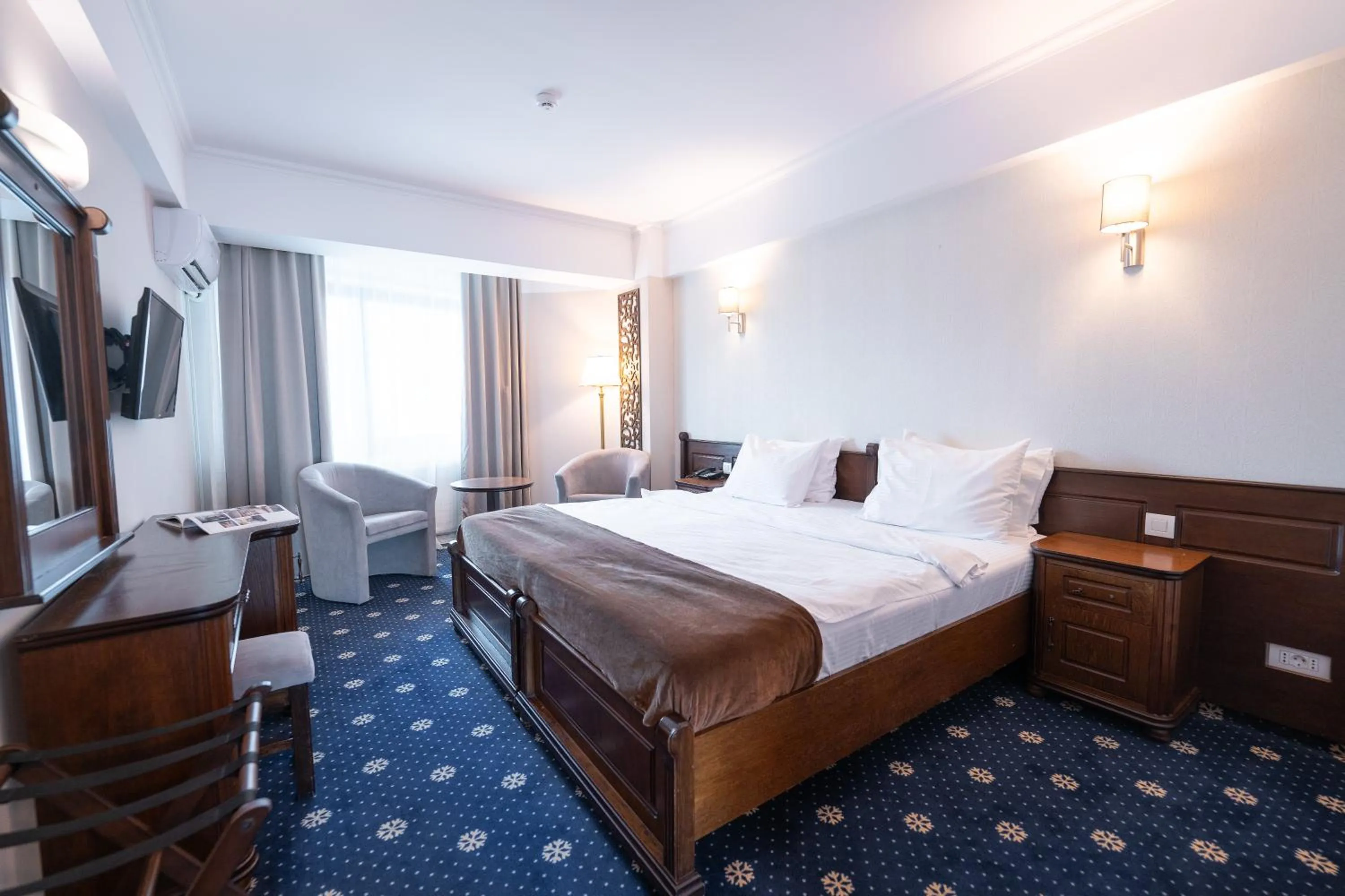 Bedroom, Bed in Hotel Ski&Sky