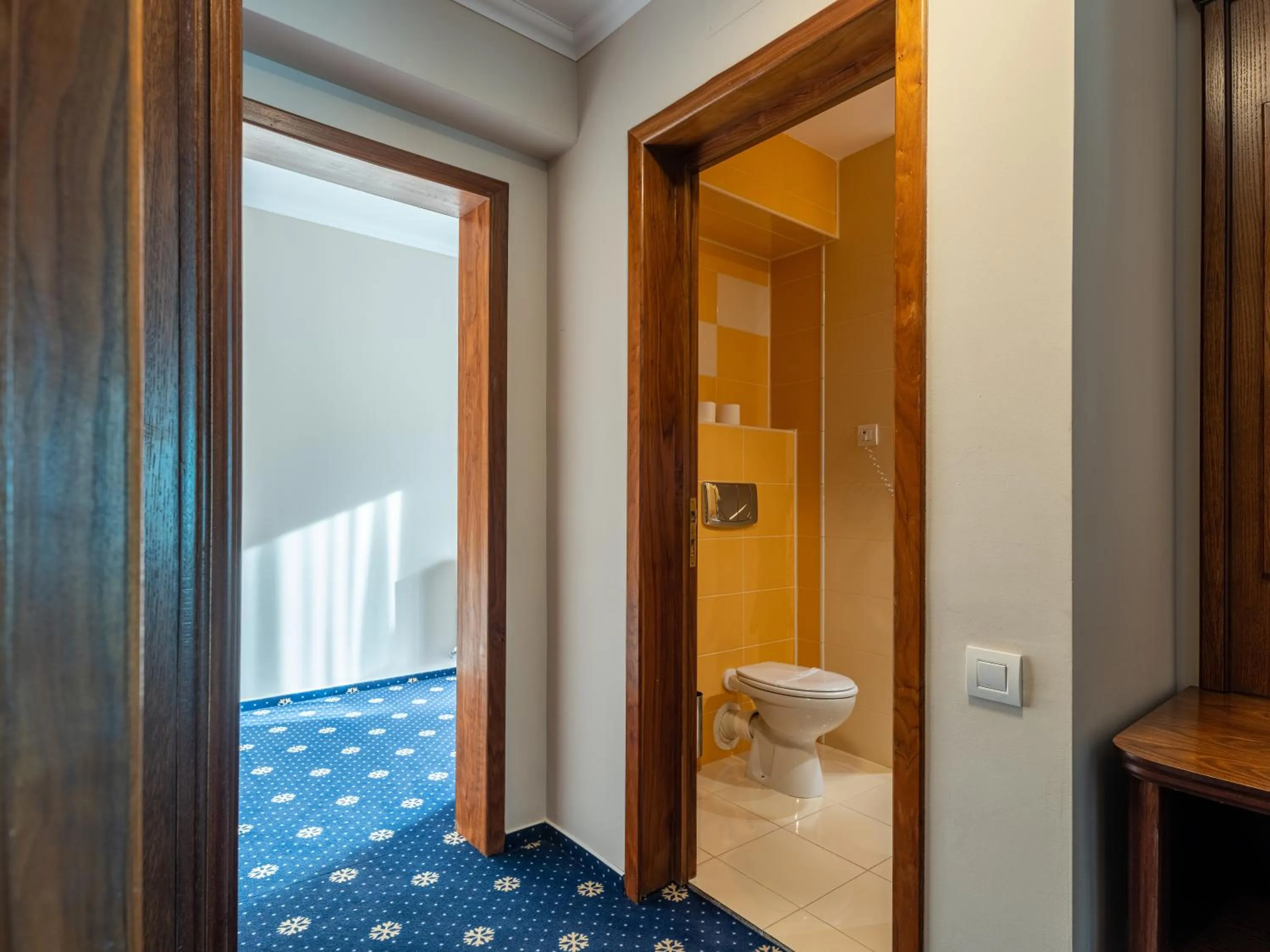 Communal lounge/ TV room in Hotel Ski&Sky