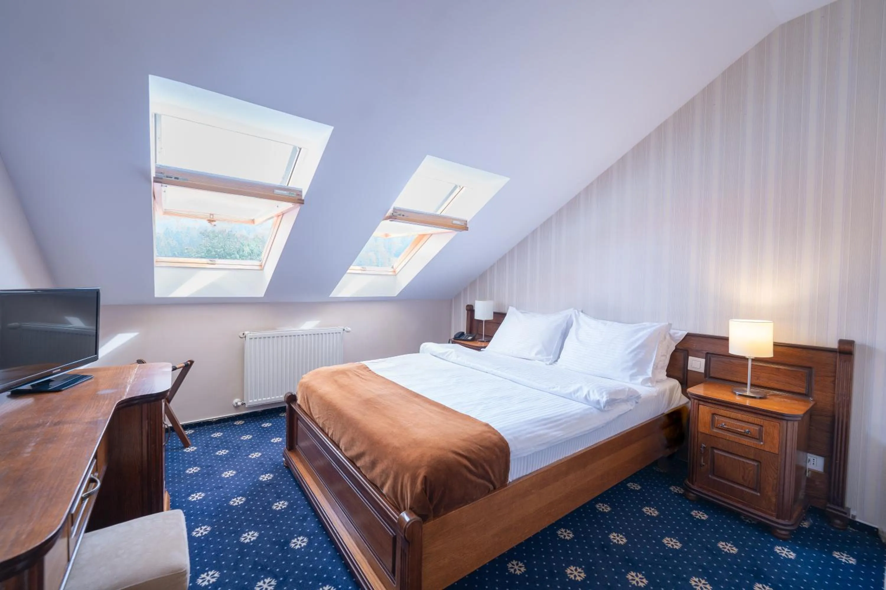 Bed in Hotel Ski&Sky