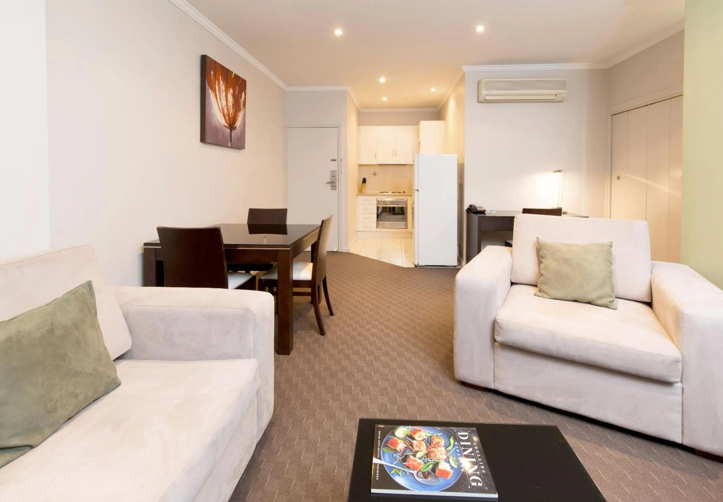 Living room in Frome Apartments