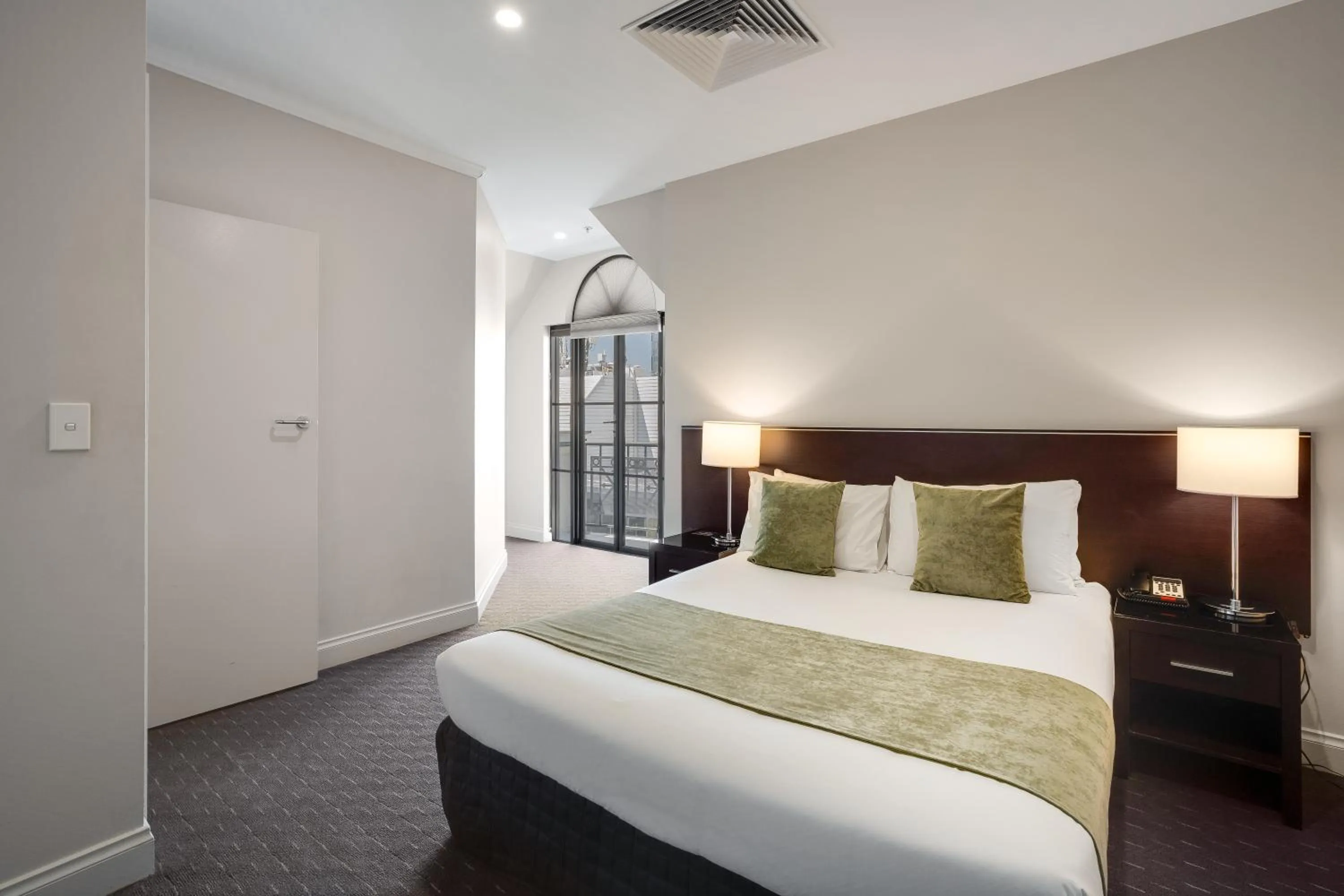 Bedroom in Frome Apartments