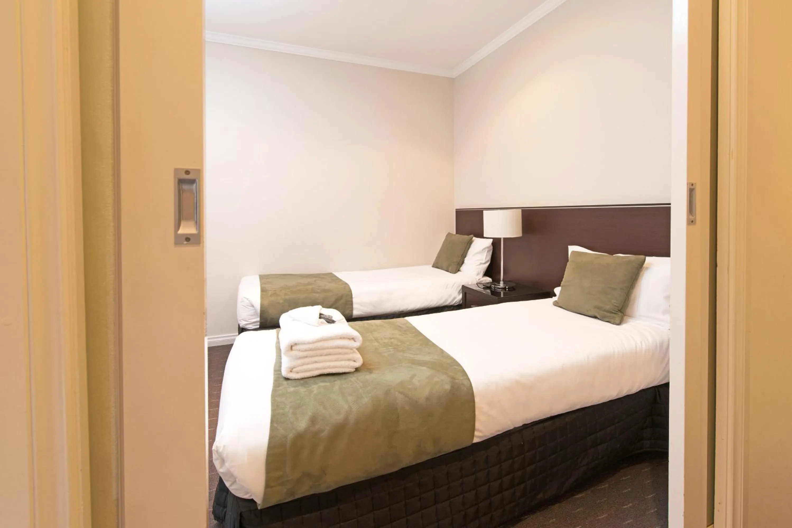 Bedroom in Frome Apartments