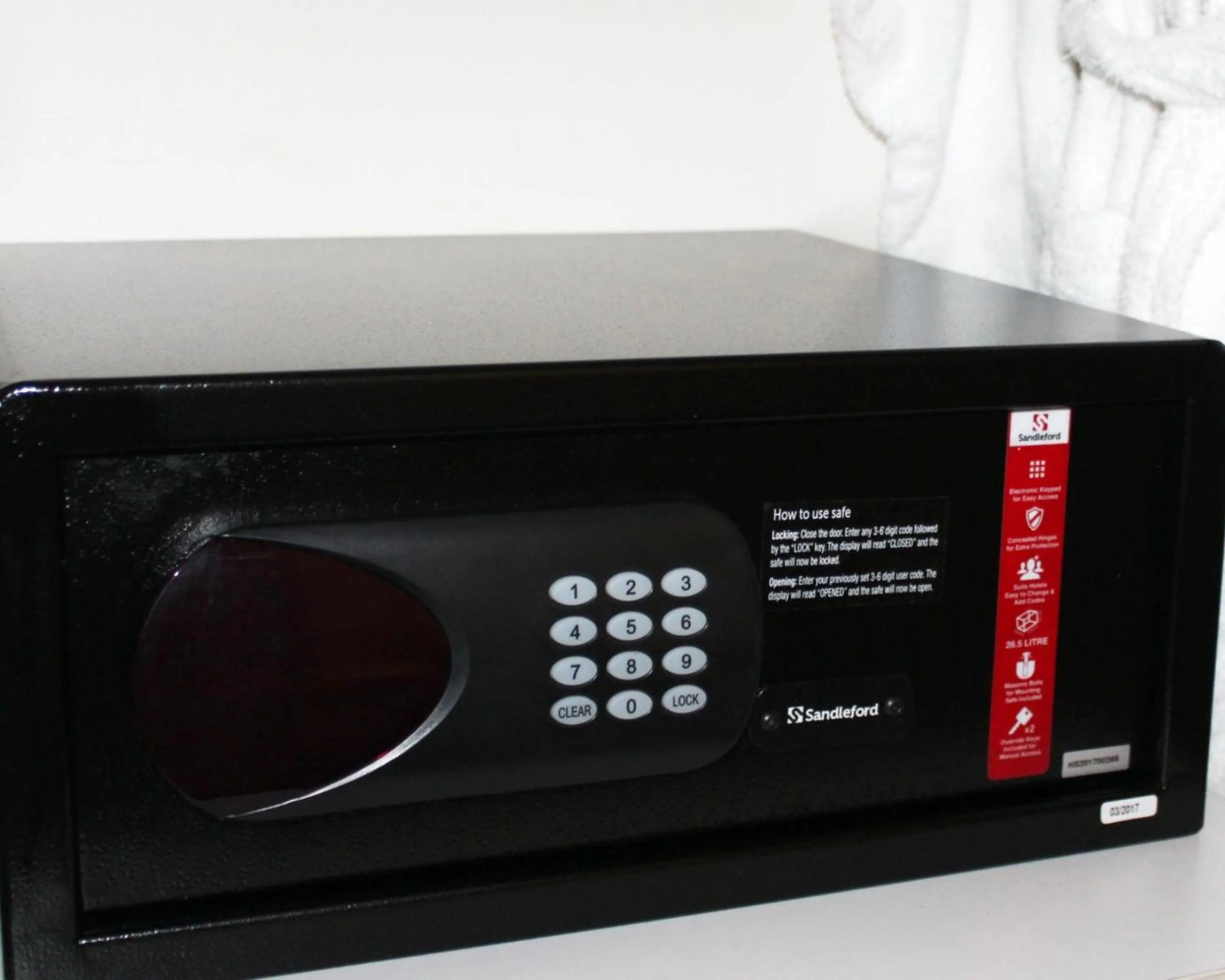 safe in Hotel Grand Chancellor Adelaide