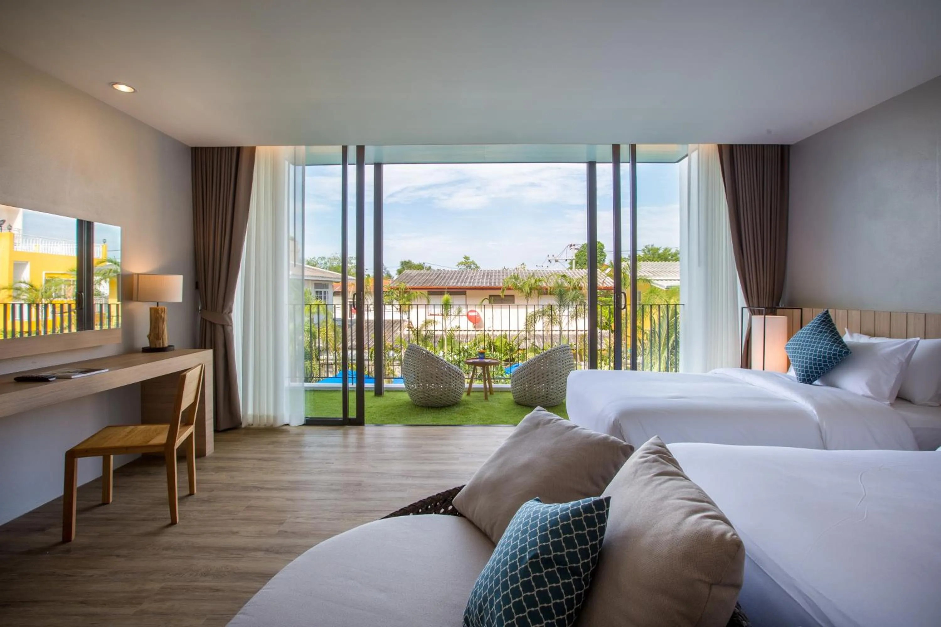 Garden view, Bed in Asira Boutique HuaHin