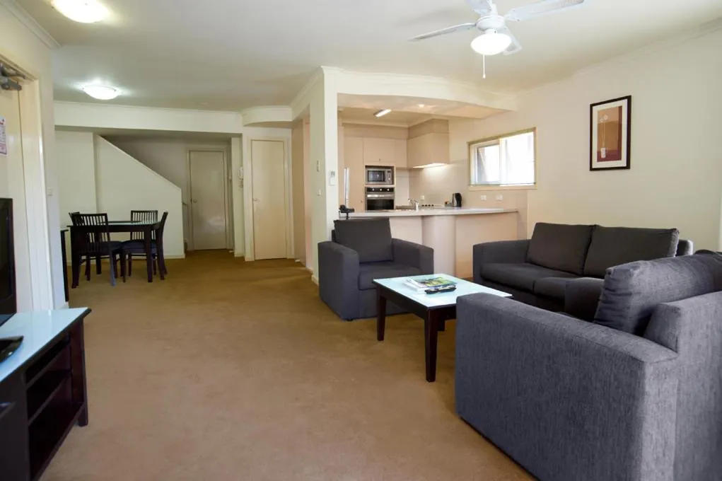 Living room in Comfort Apartments Royal Gardens