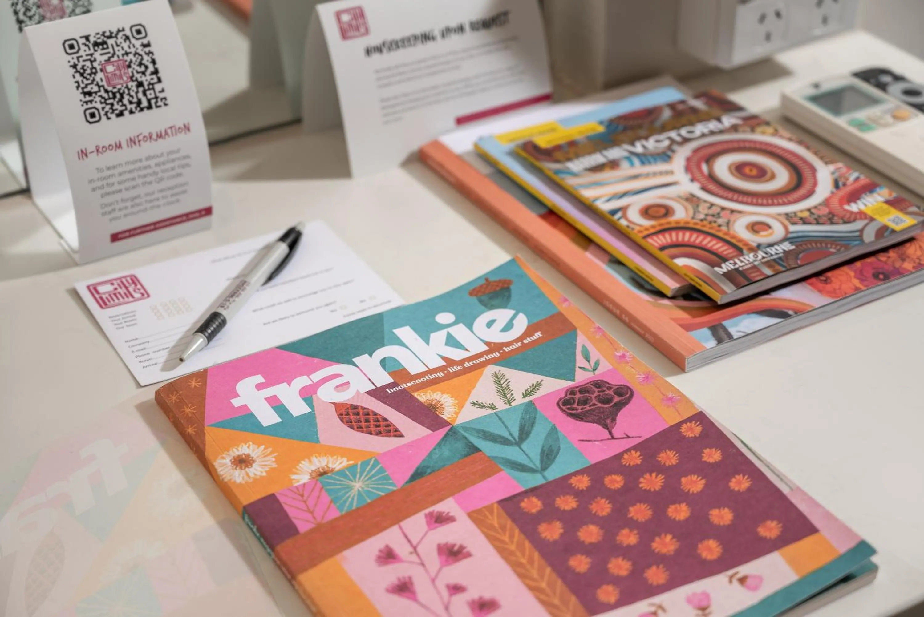 Decorative detail in City Limits Hotel Apartments