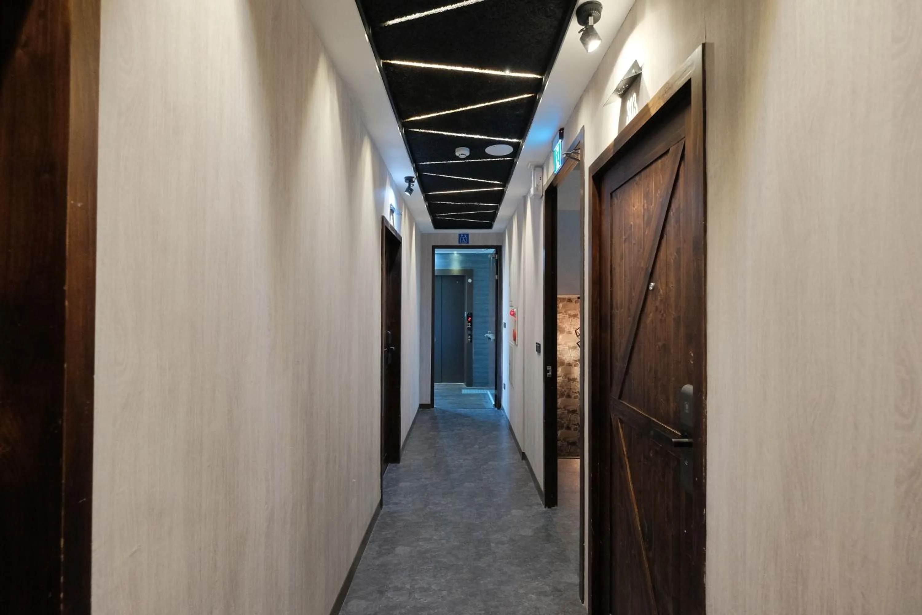 Decorative detail in Journey Hostel