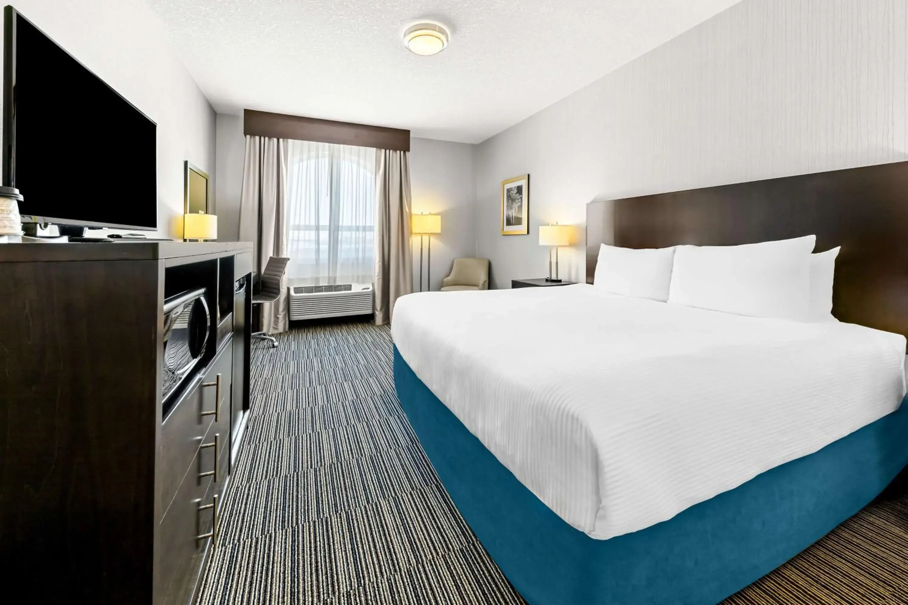 King Room with Roll-In Shower - Disability Access in Best Western Plus Airdrie Gateway King Room with Roll-In Shower - Disability Access in Best Western Plus Airdrie Gateway