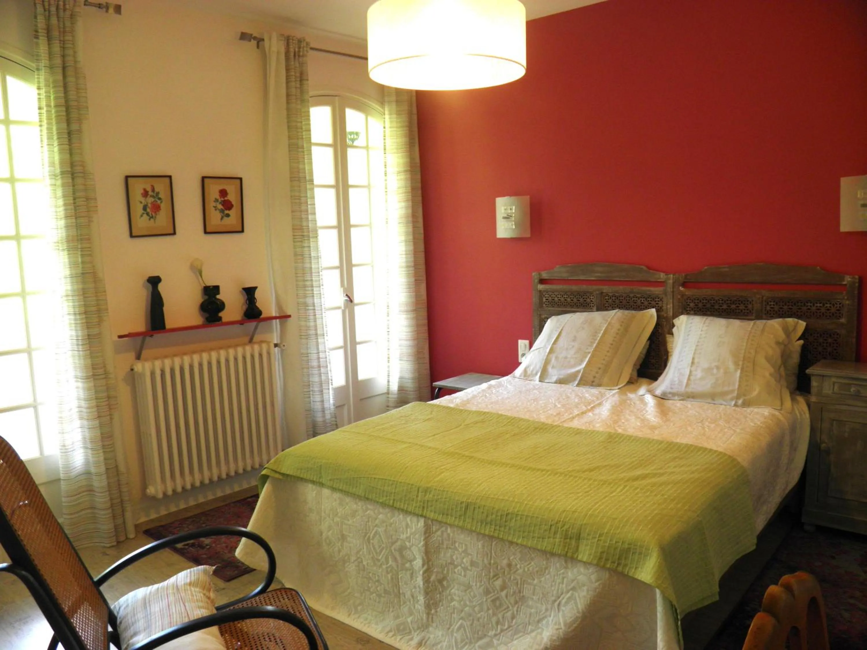 Shower, Bed in L'Escalère