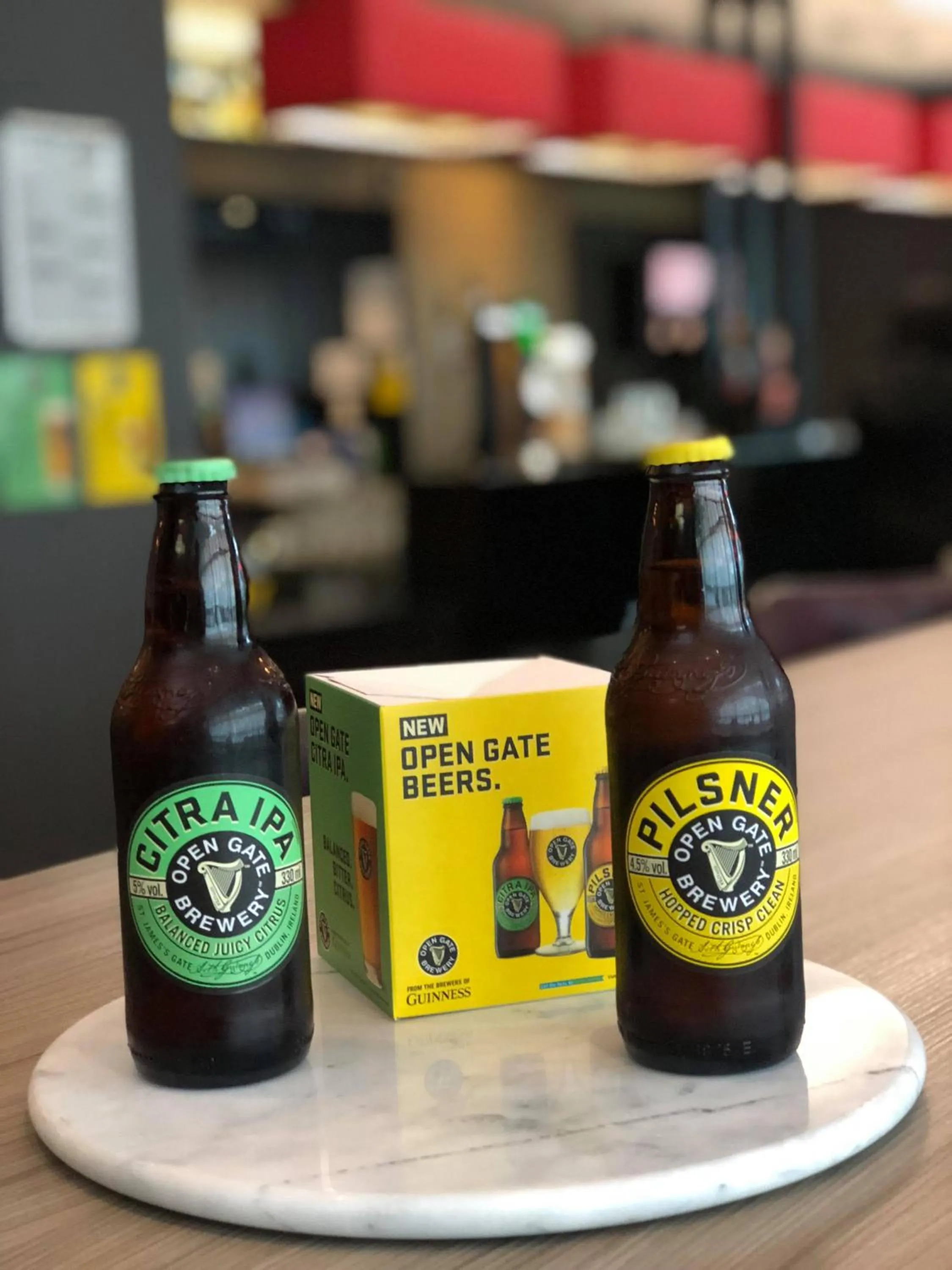 Alcoholic drinks in ibis Belfast Queens Quarter