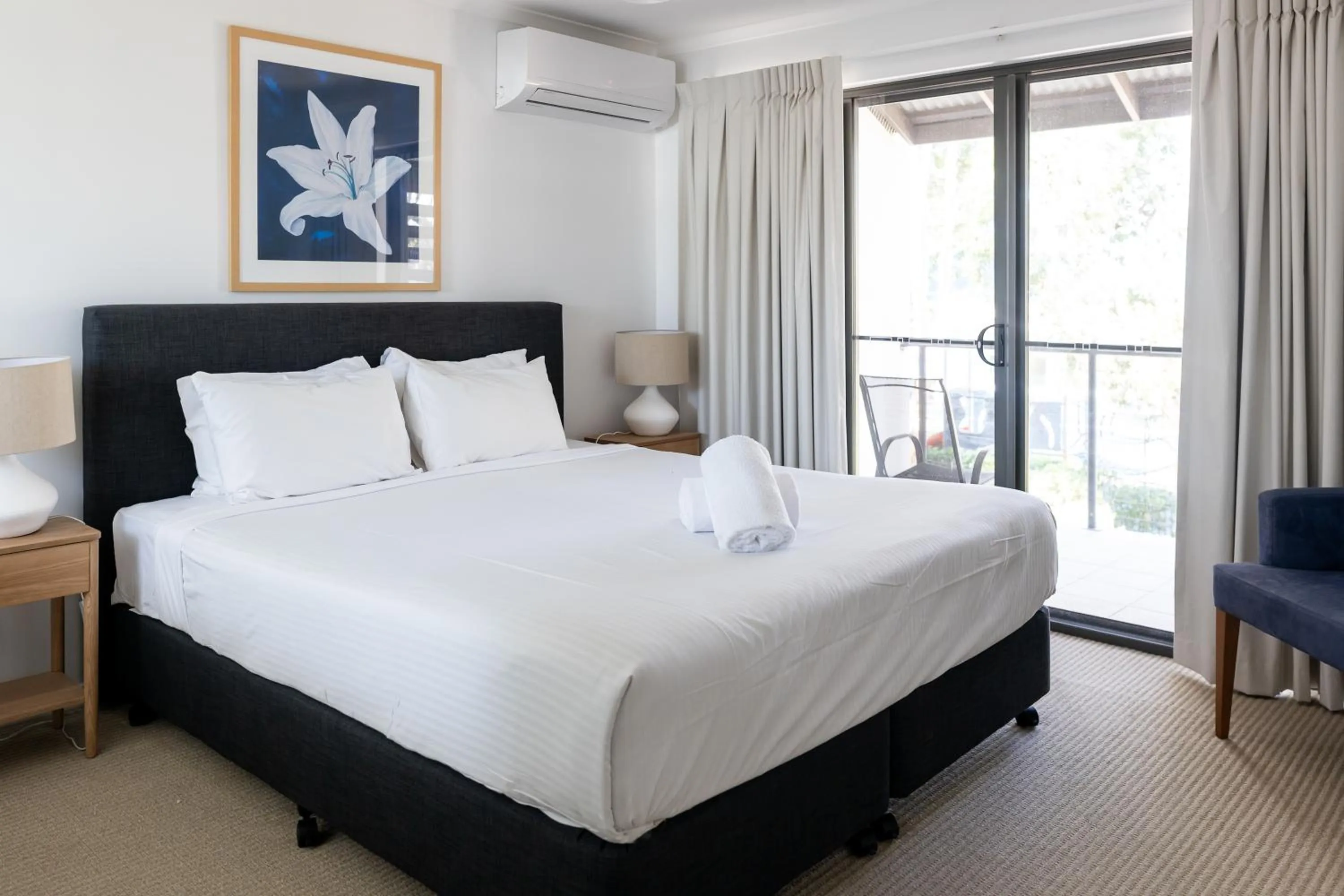 Bed in Ivory Palms Resort Noosa