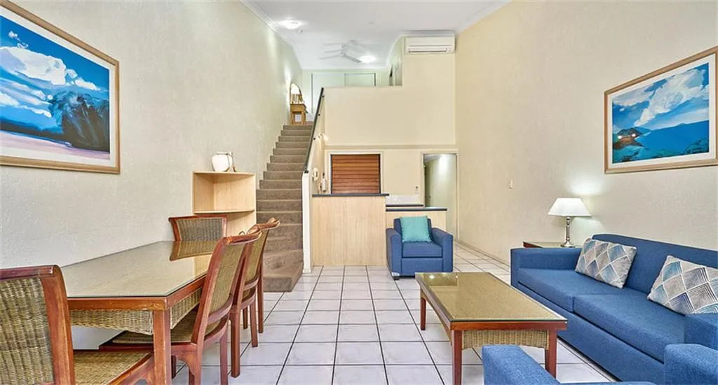 Living room in Trinity Beach Club Holiday Apartments