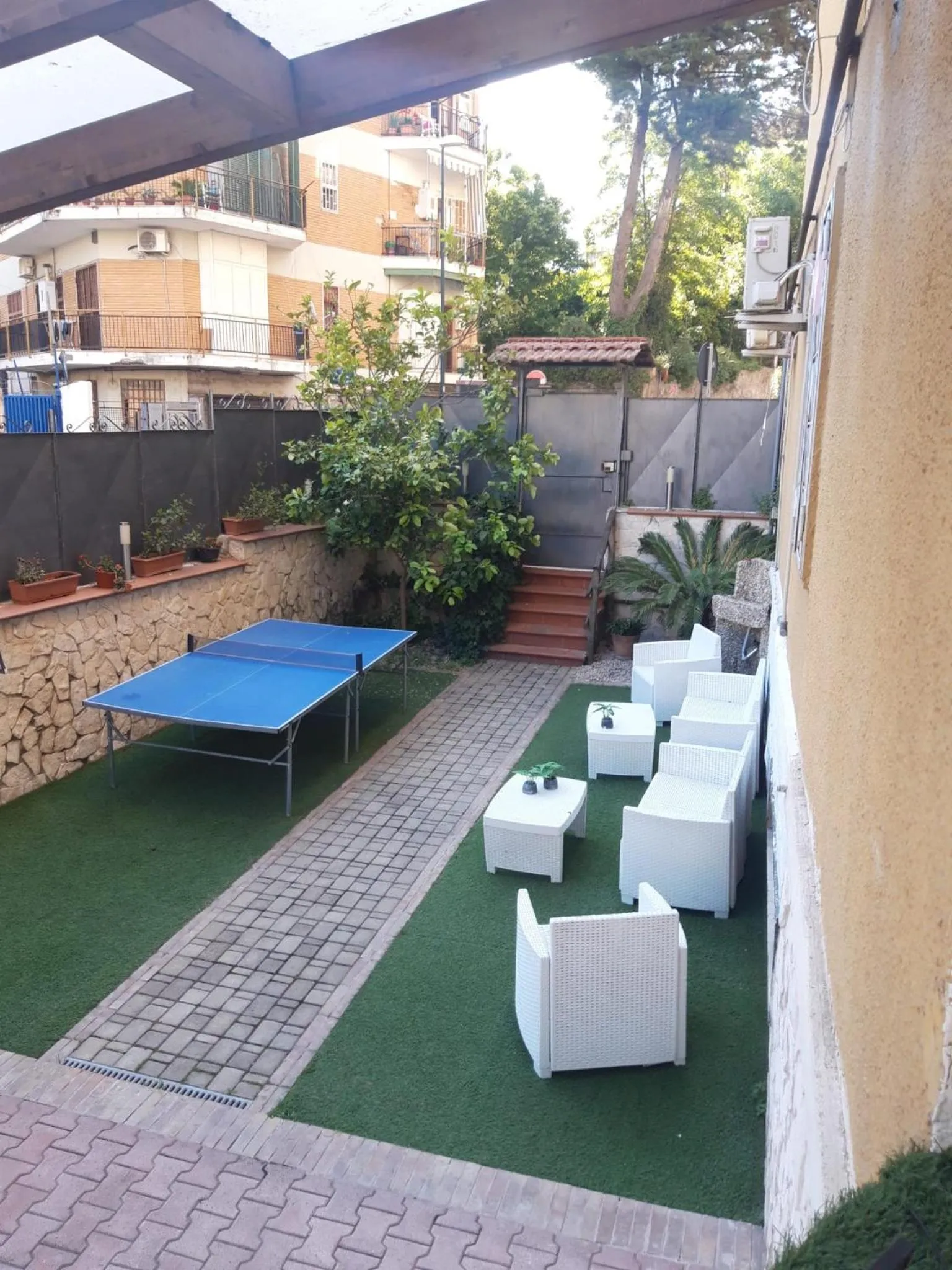 Patio in Family Room