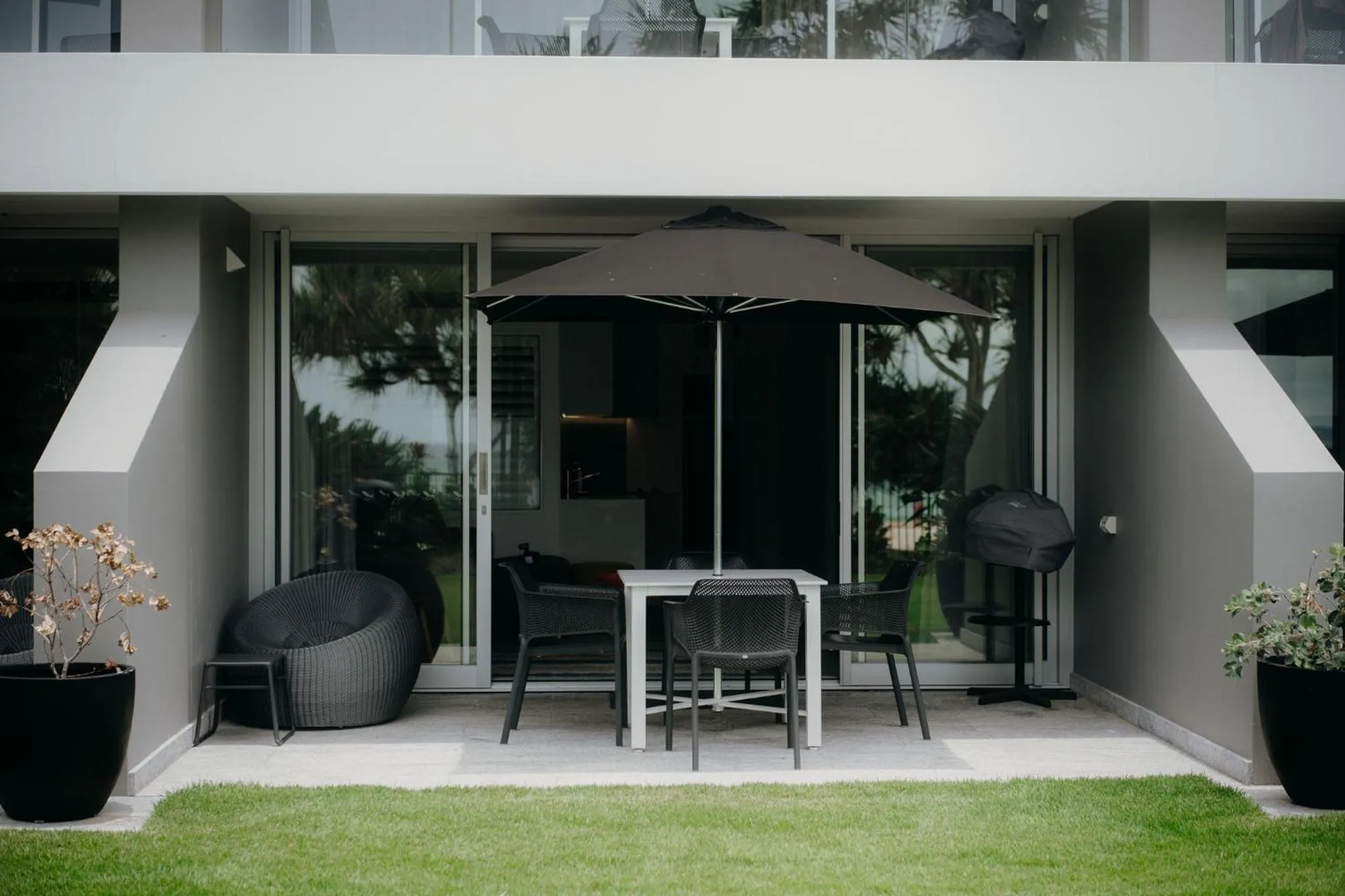Patio in Netanya Noosa Beachfront Resort