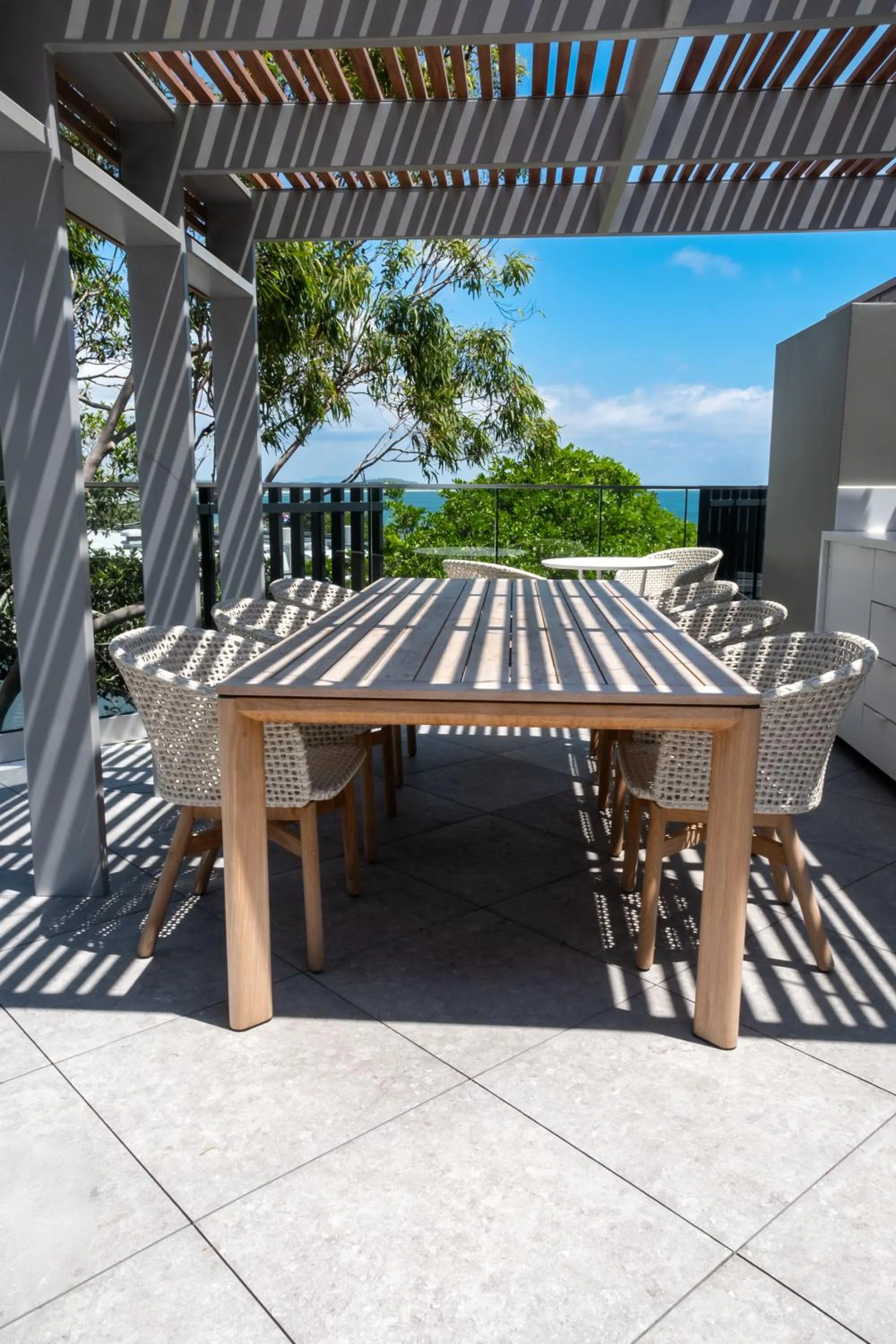 Patio in Netanya Noosa Beachfront Resort