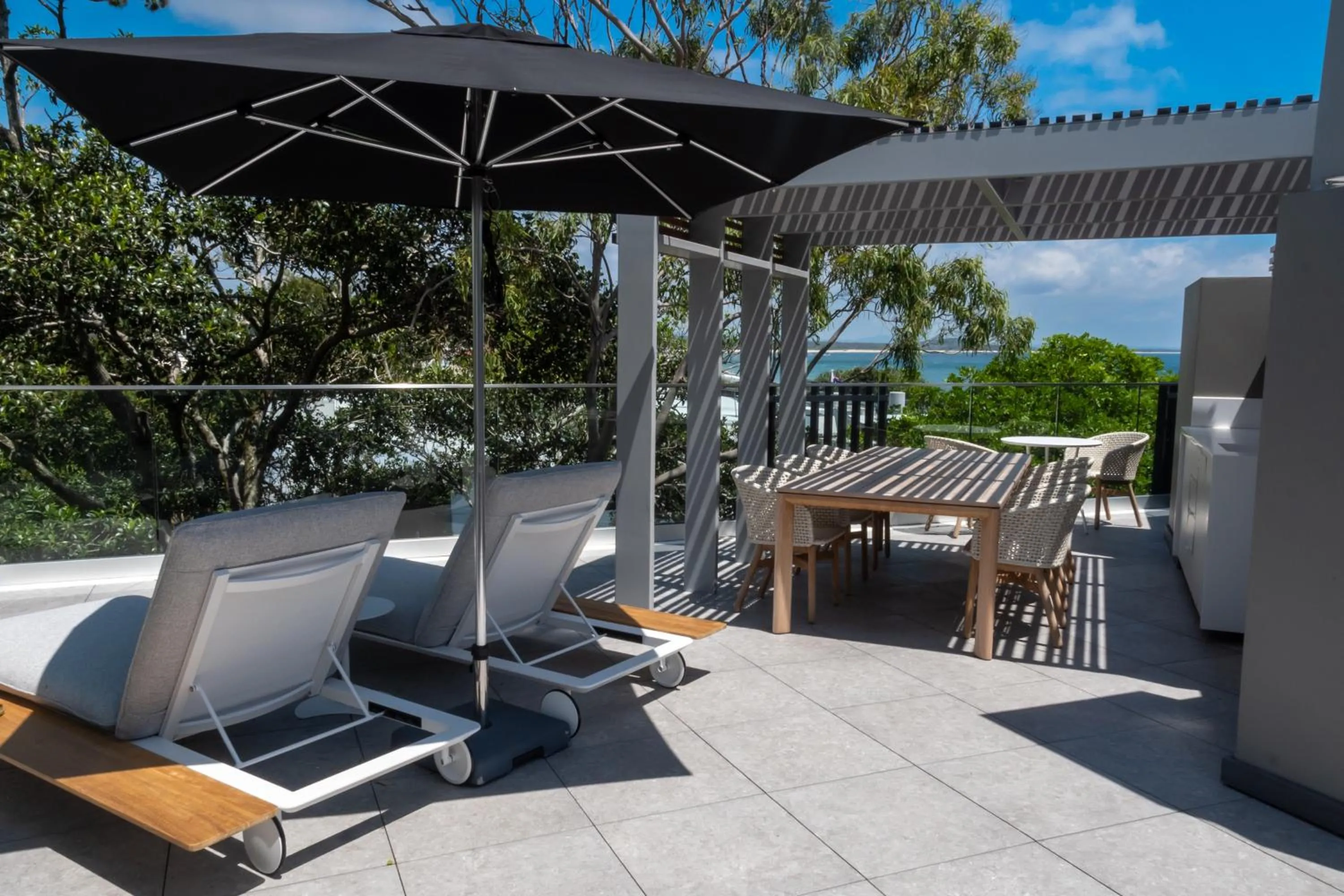 Balcony/Terrace in Netanya Noosa Beachfront Resort