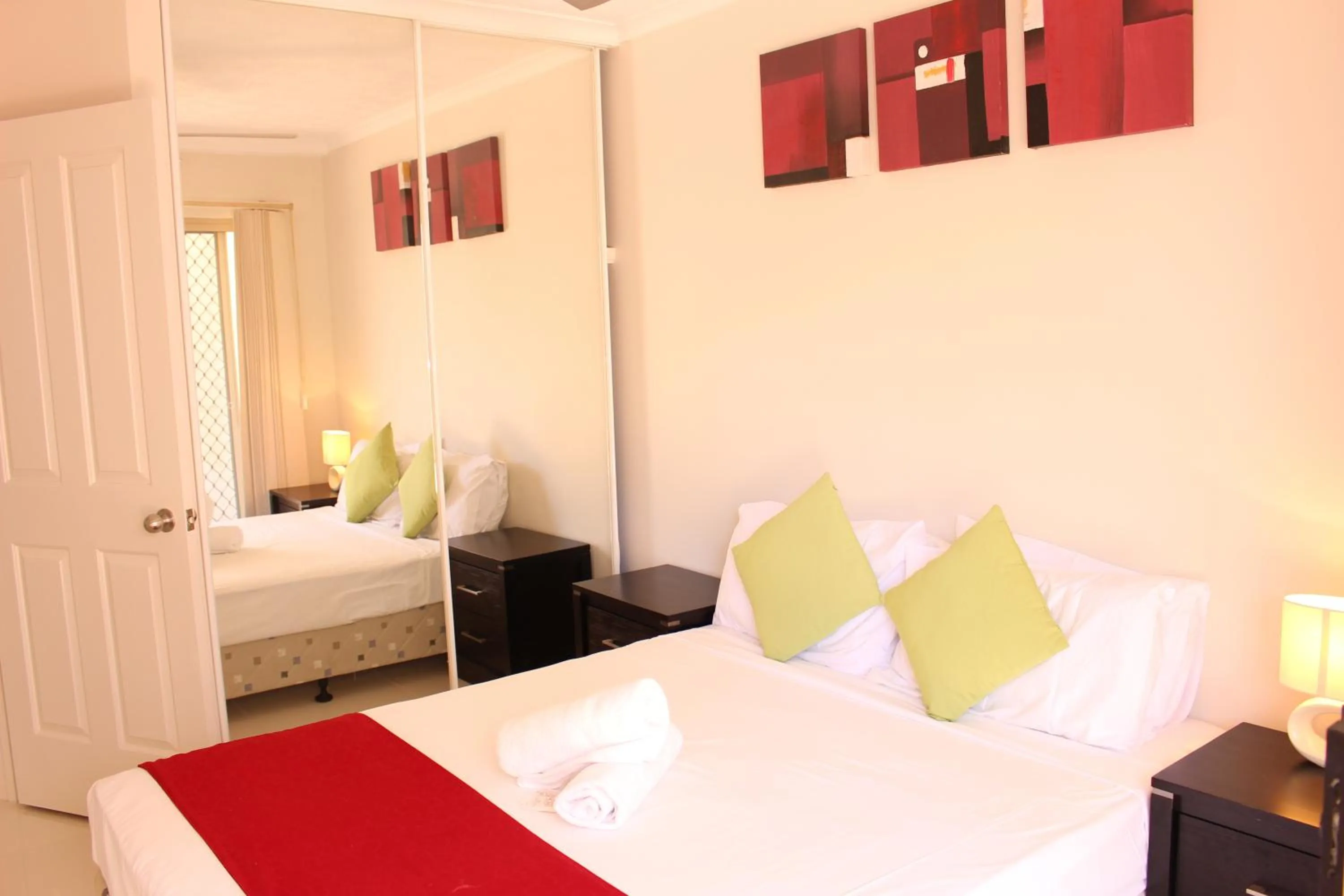 Bed in Surfers Riverside