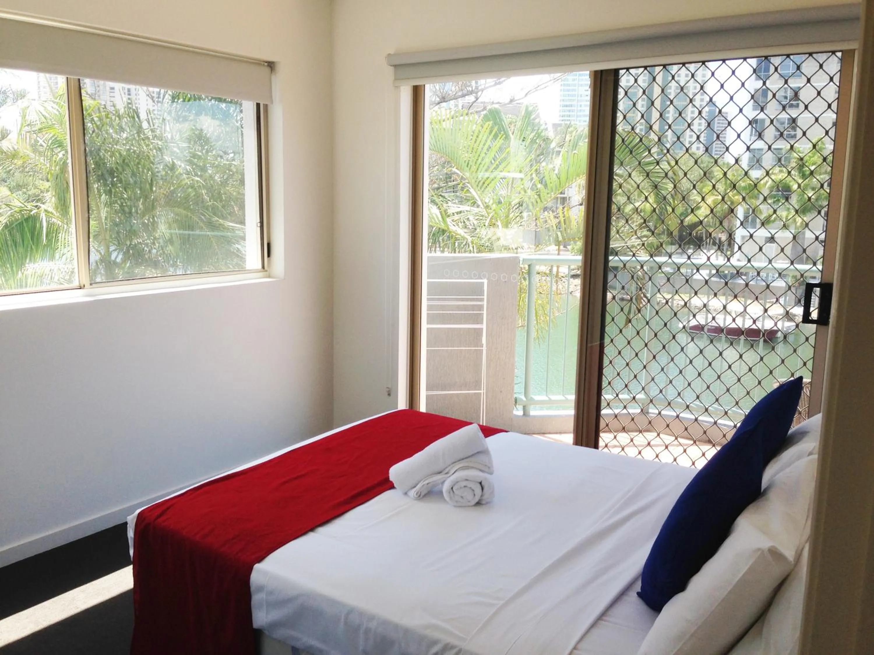 Bed in Surfers Riverside