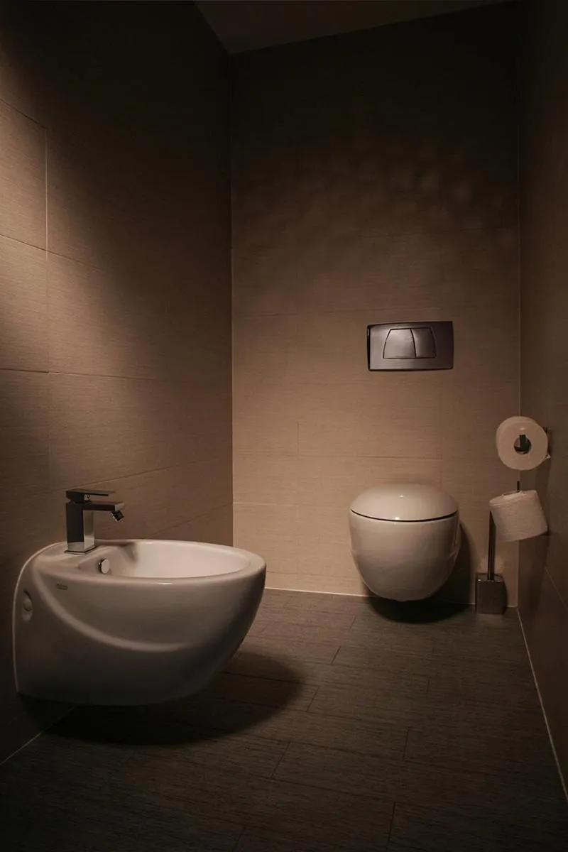 Toilet in Reghina Blue Hotel