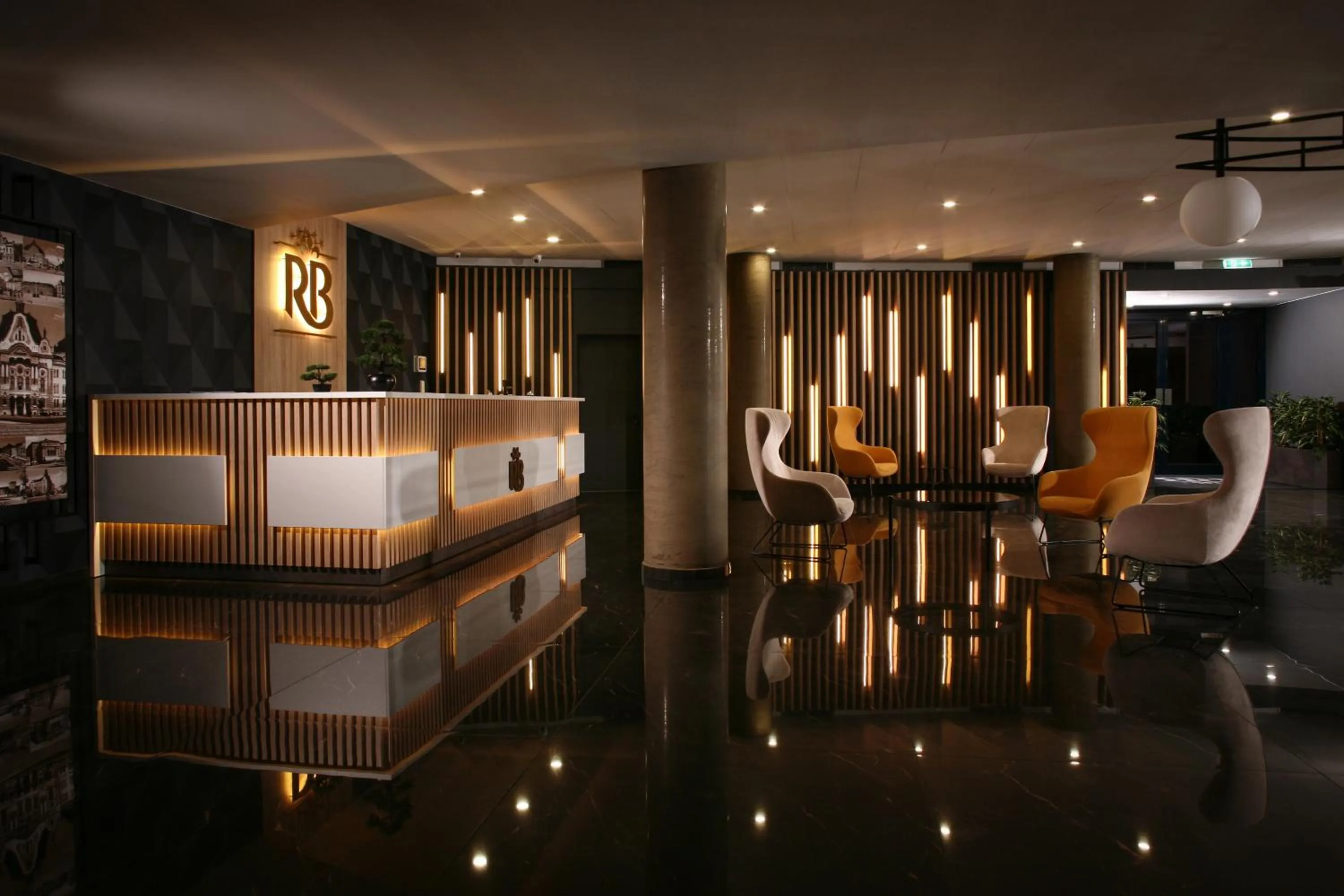Lobby or reception in Reghina Blue Hotel