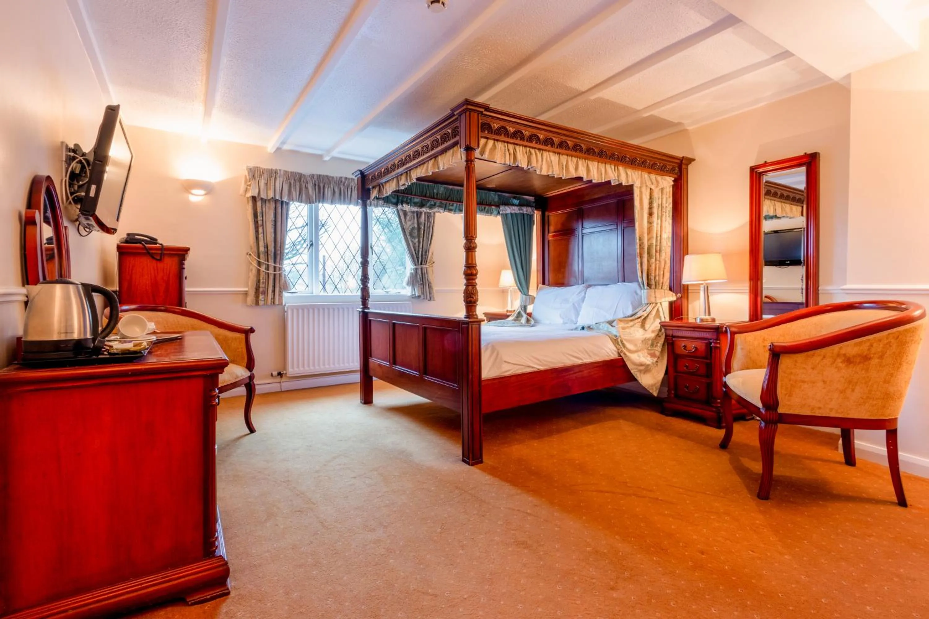 Bed in Damson Dene Hotel