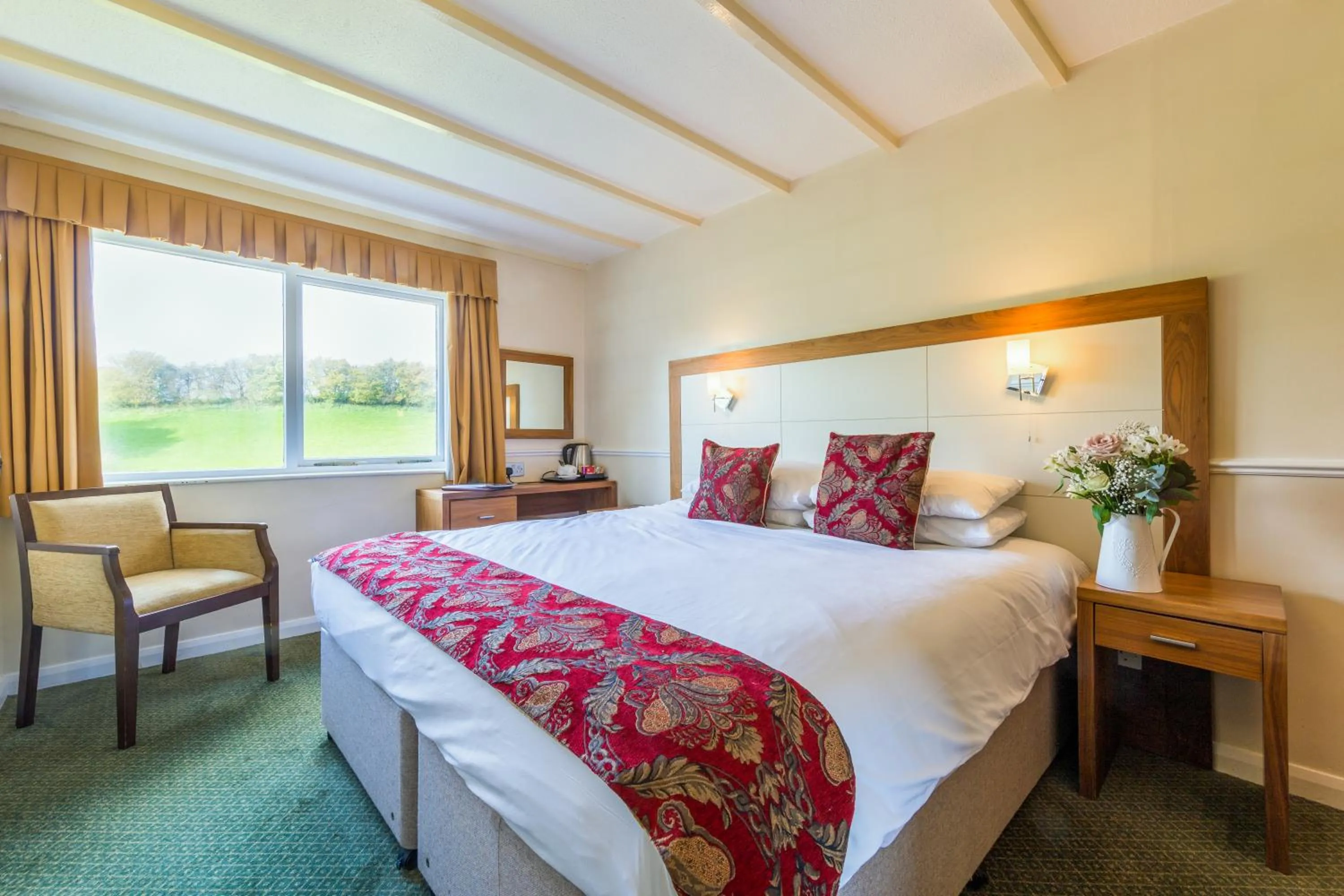 Bed in Damson Dene Hotel