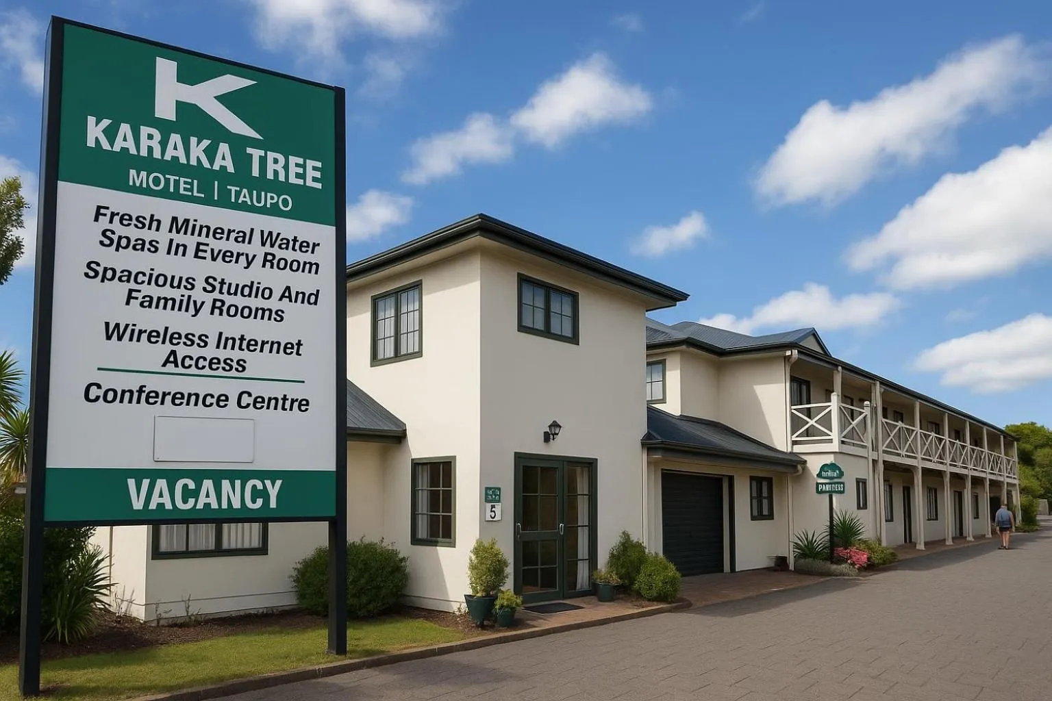 Property building in Karaka Tree Motel