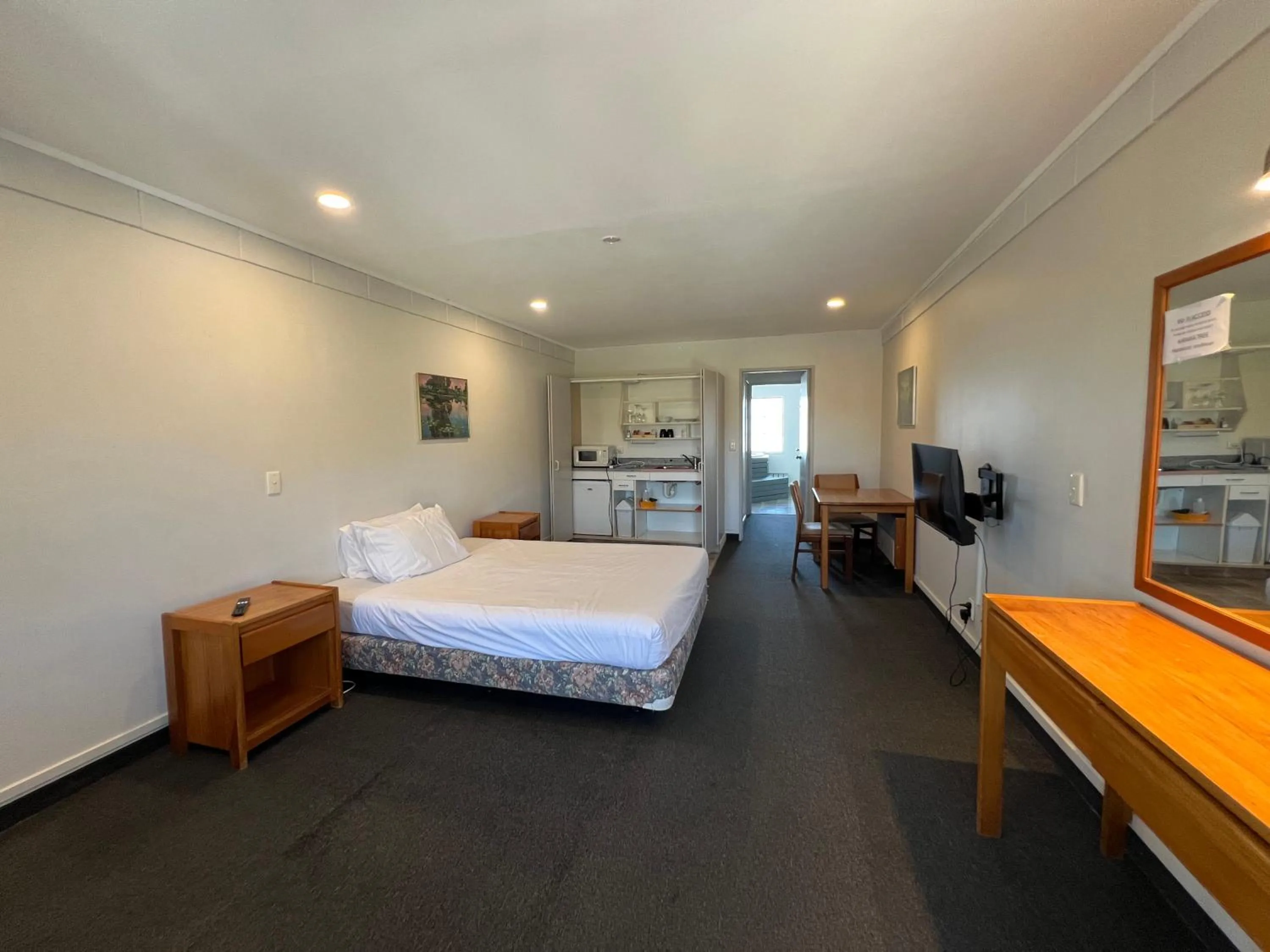 Bed in Karaka Tree Motel